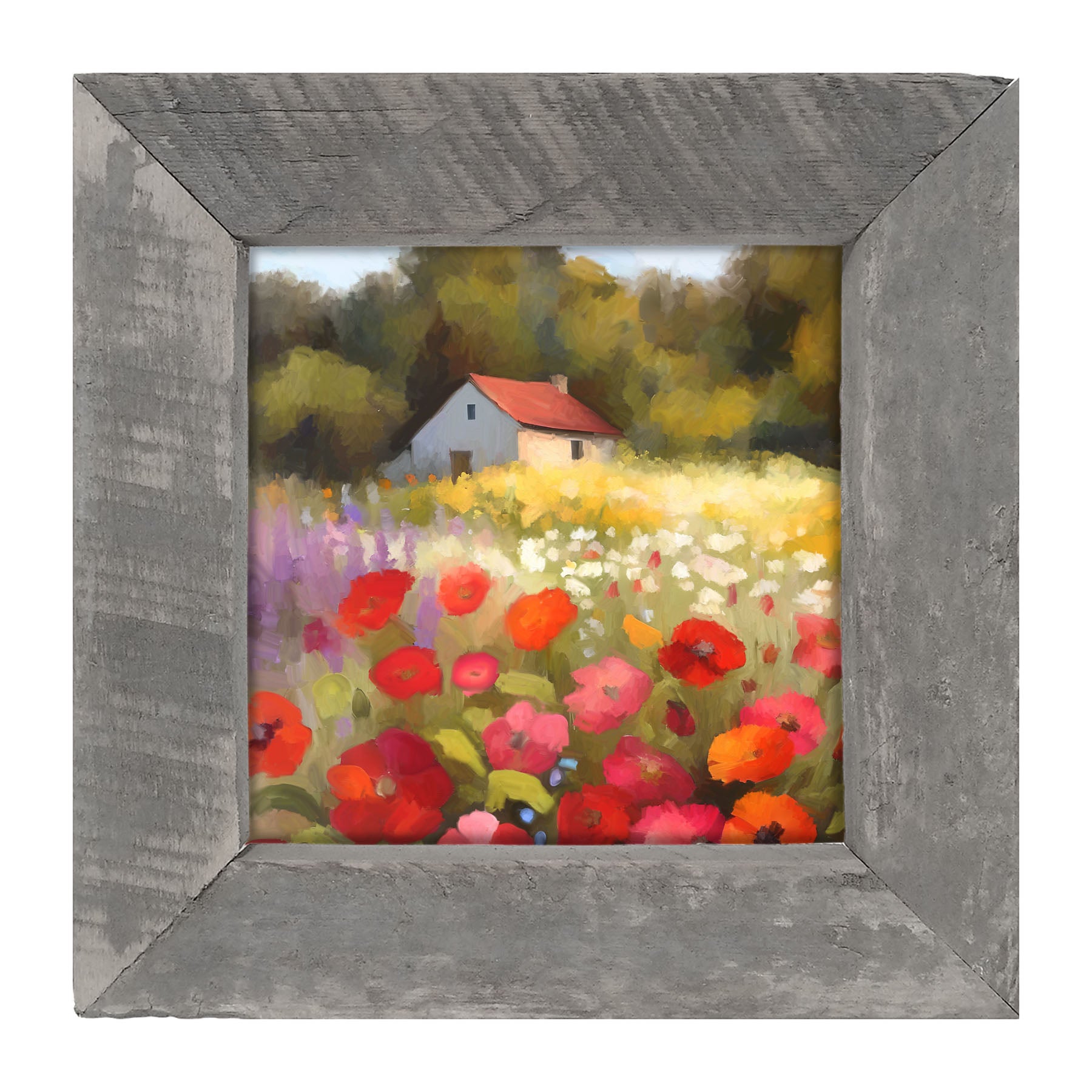 Farmside Flowers - Framed Art