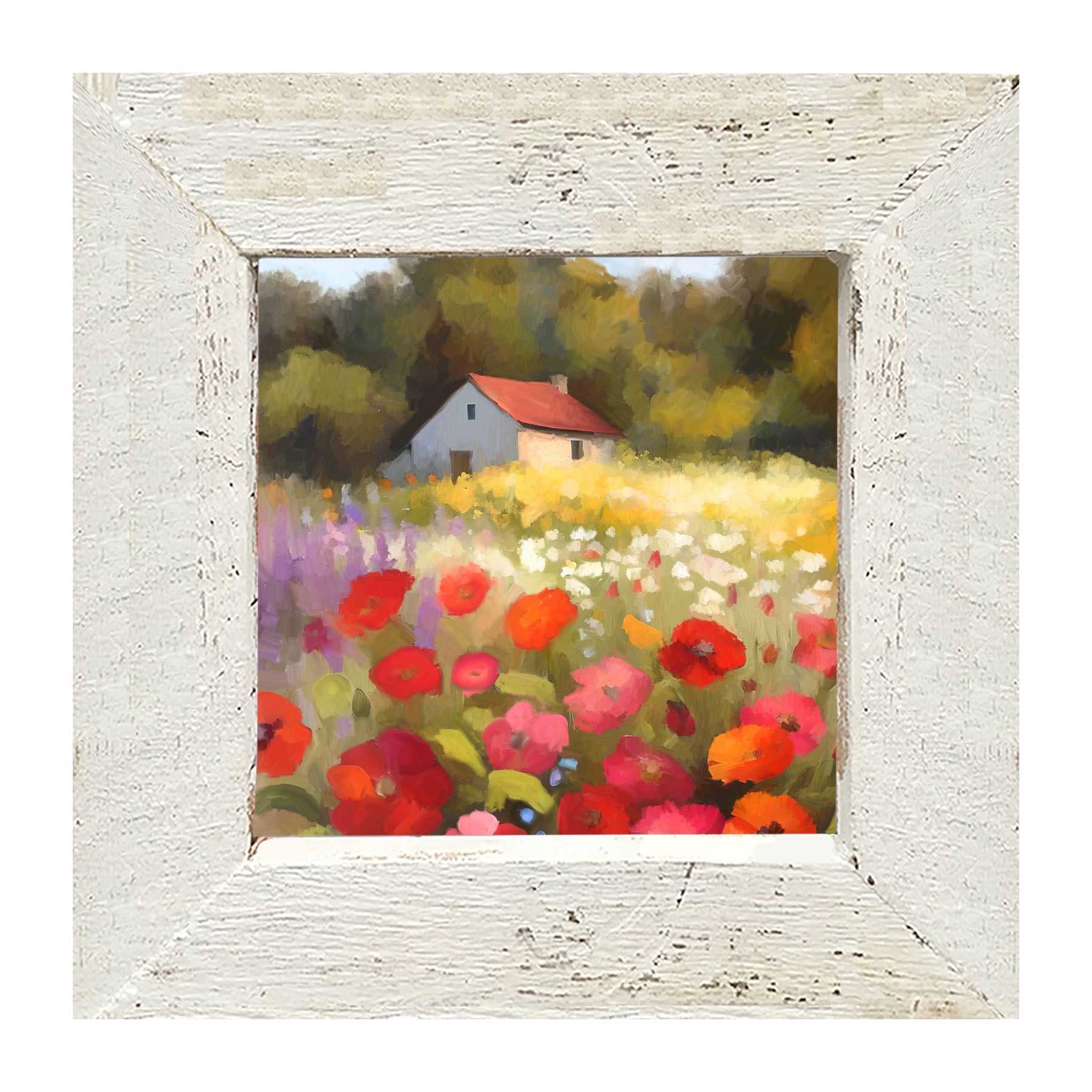 Farmside Flowers - Framed Art
