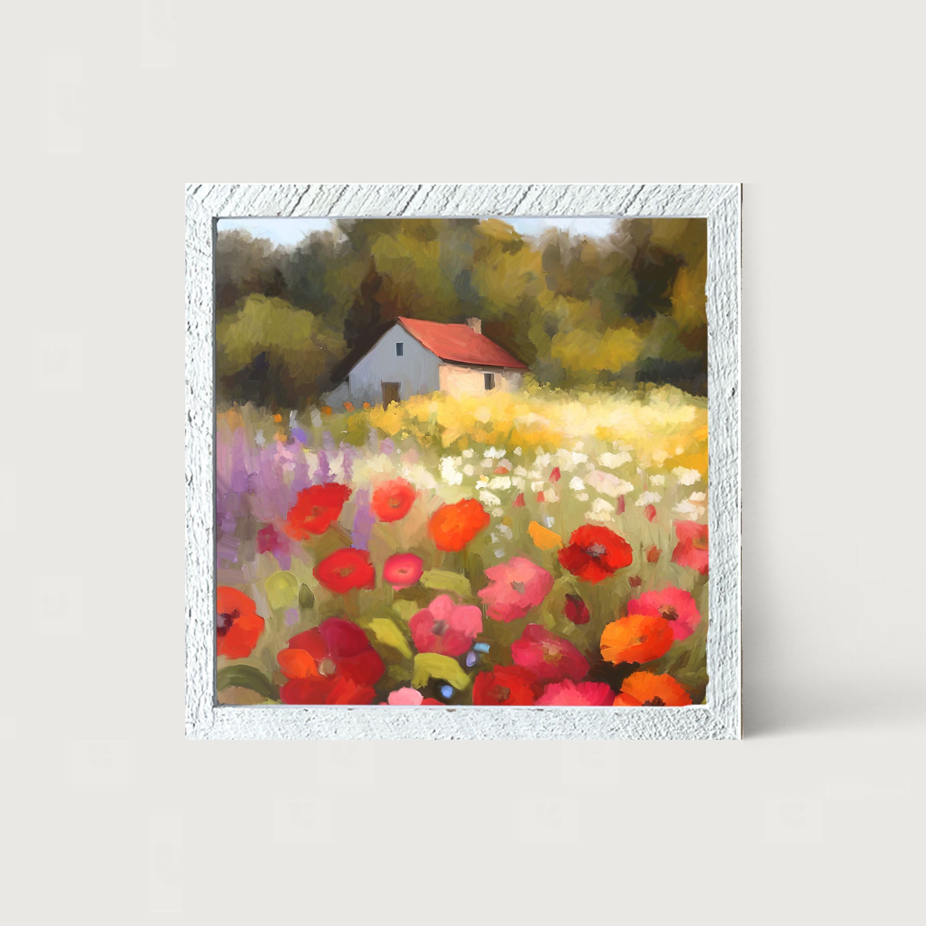 Farmside Flowers - Framed Art