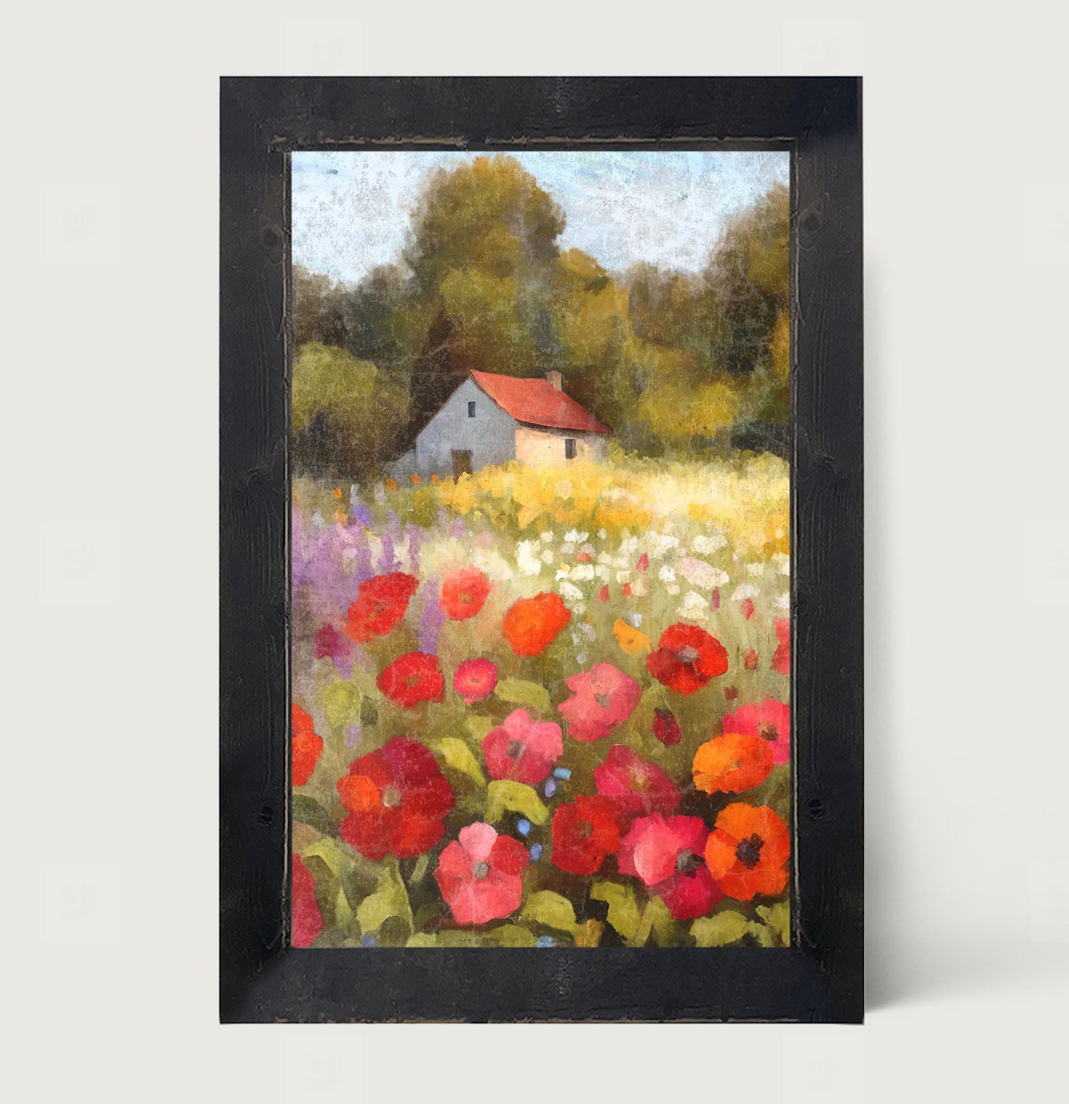 Farmside Flowers - Framed Art