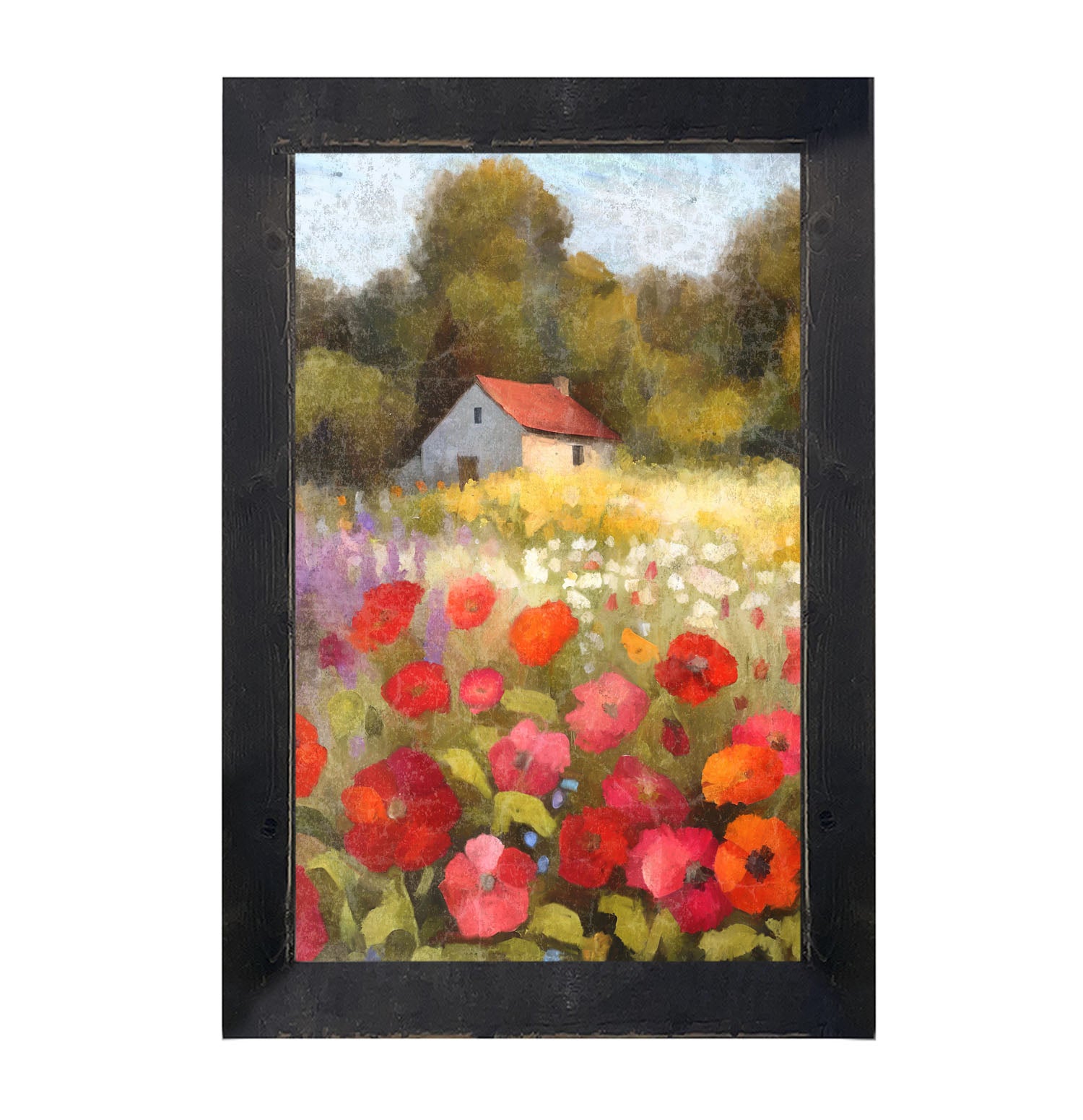 Farmside Flowers - Framed Art