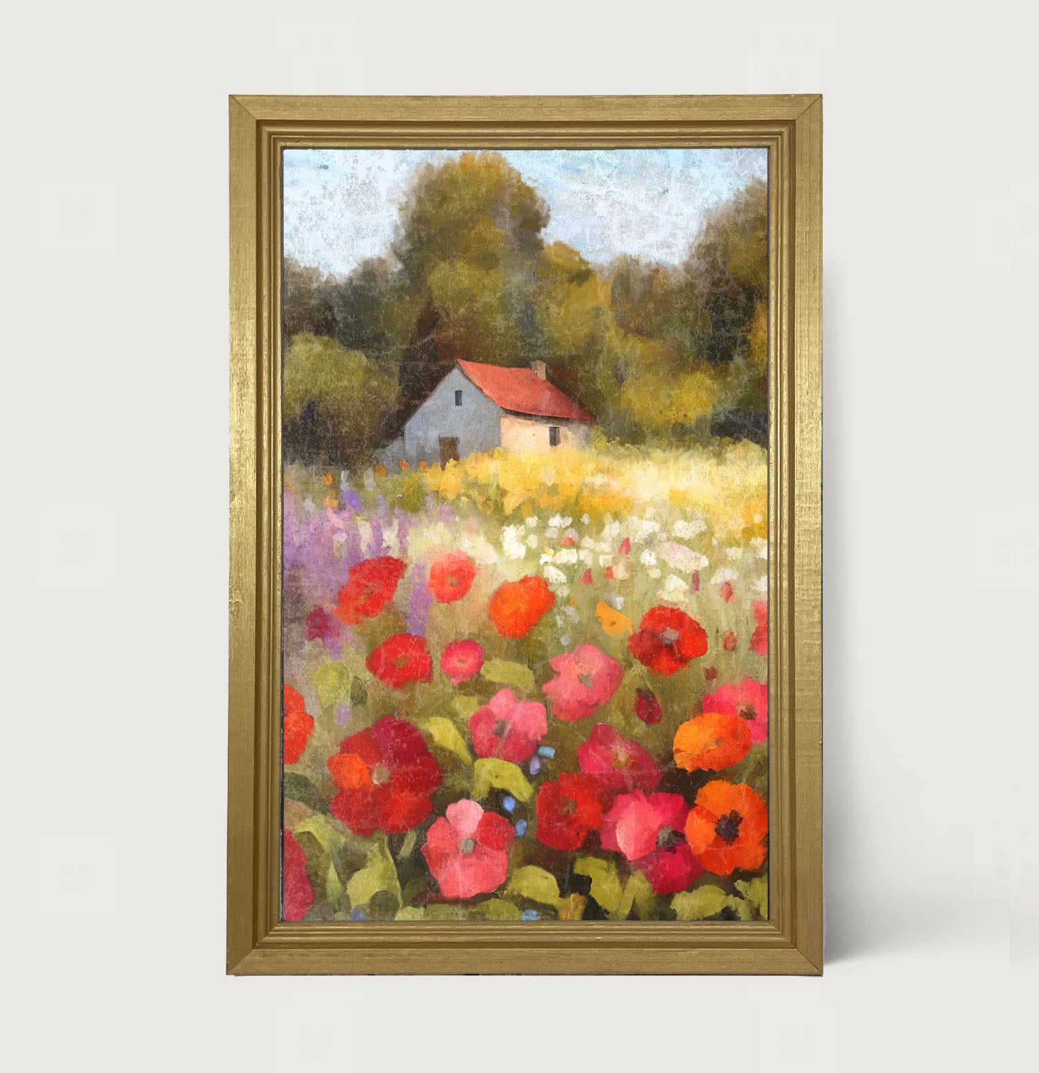 Farmside Flowers - Framed Art