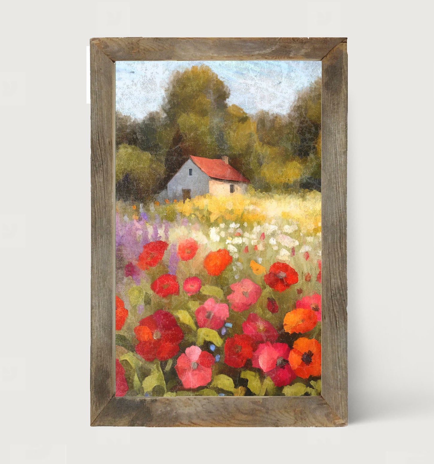 Farmside Flowers - Framed Art