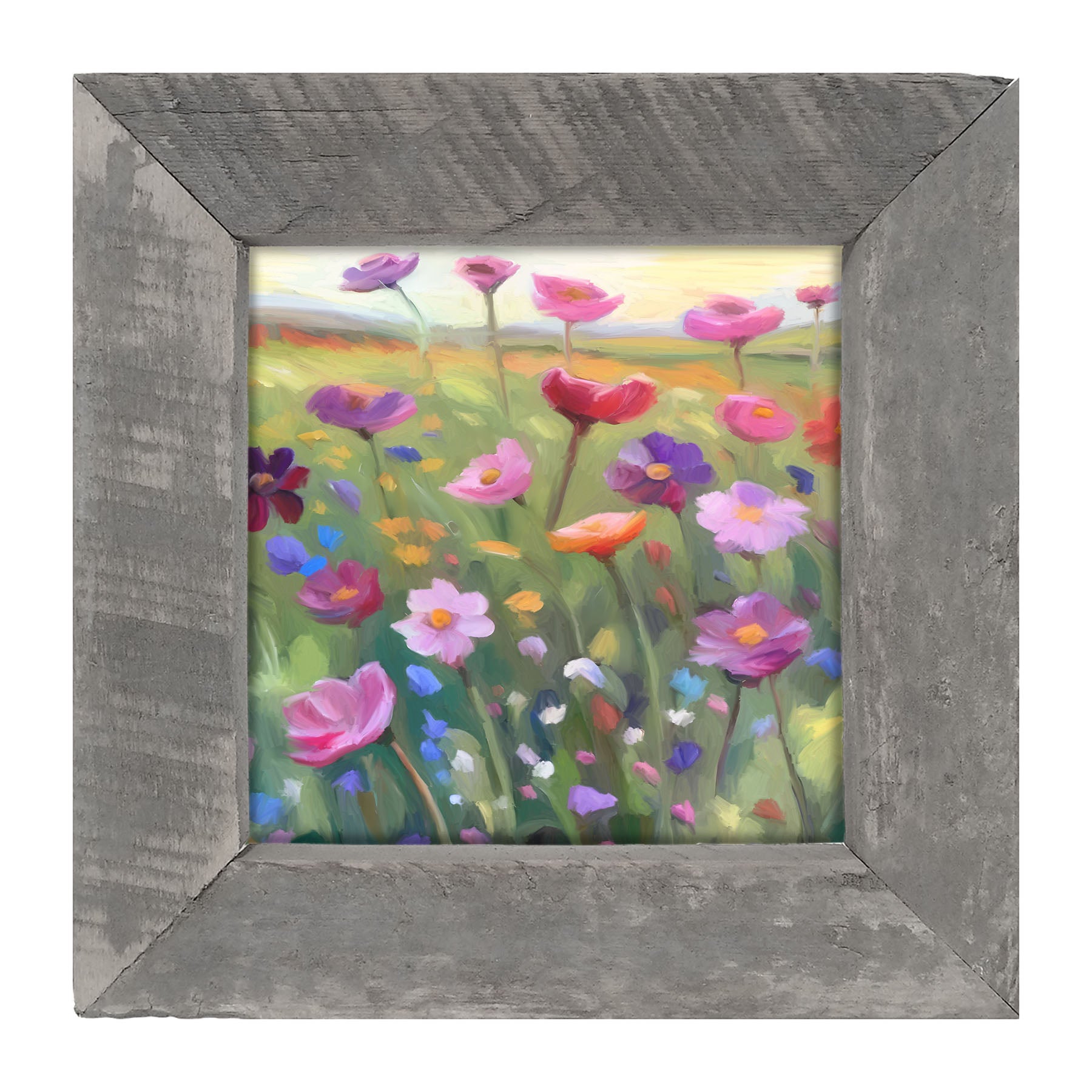 Pink Flowers - Framed Art