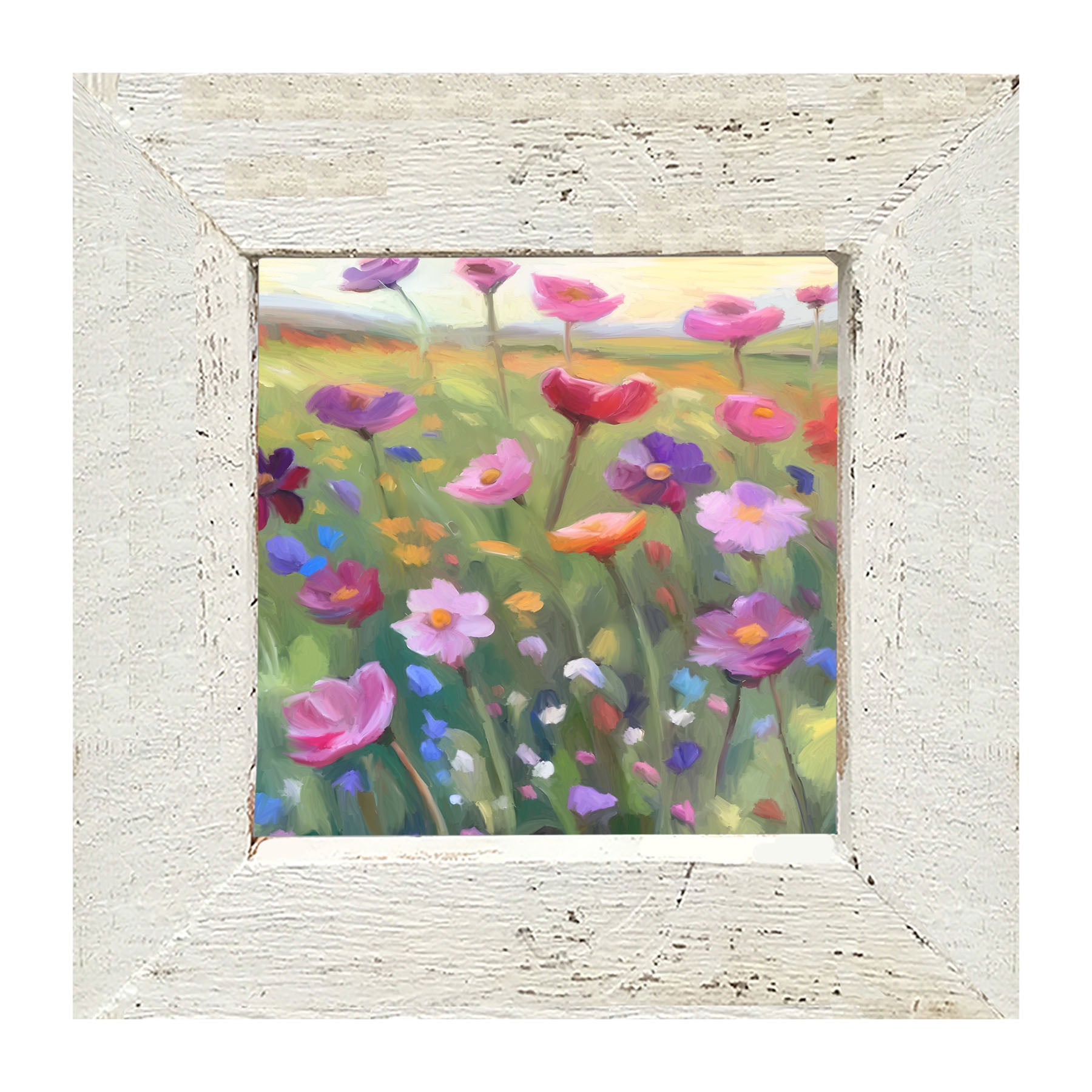 Pink Flowers - Framed Art
