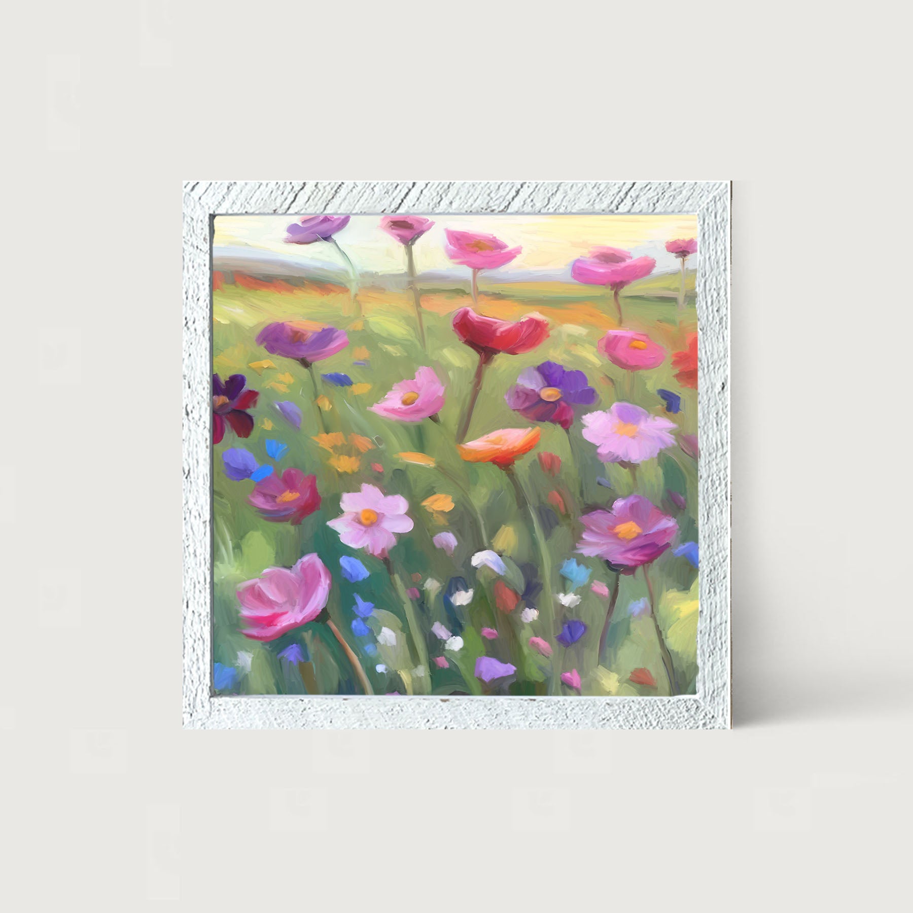 Pink Flowers - Framed Art