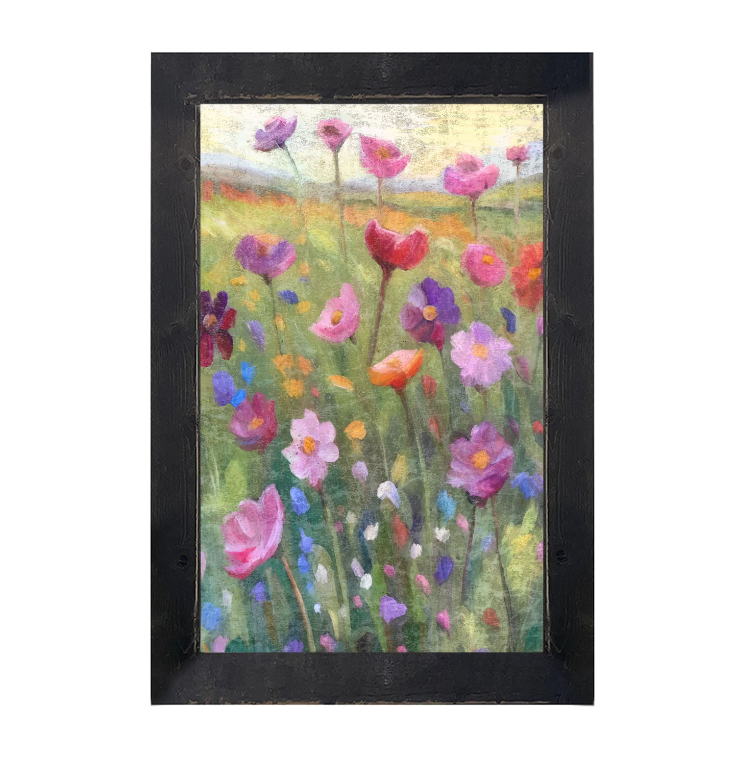 Pink Flowers - Framed Art