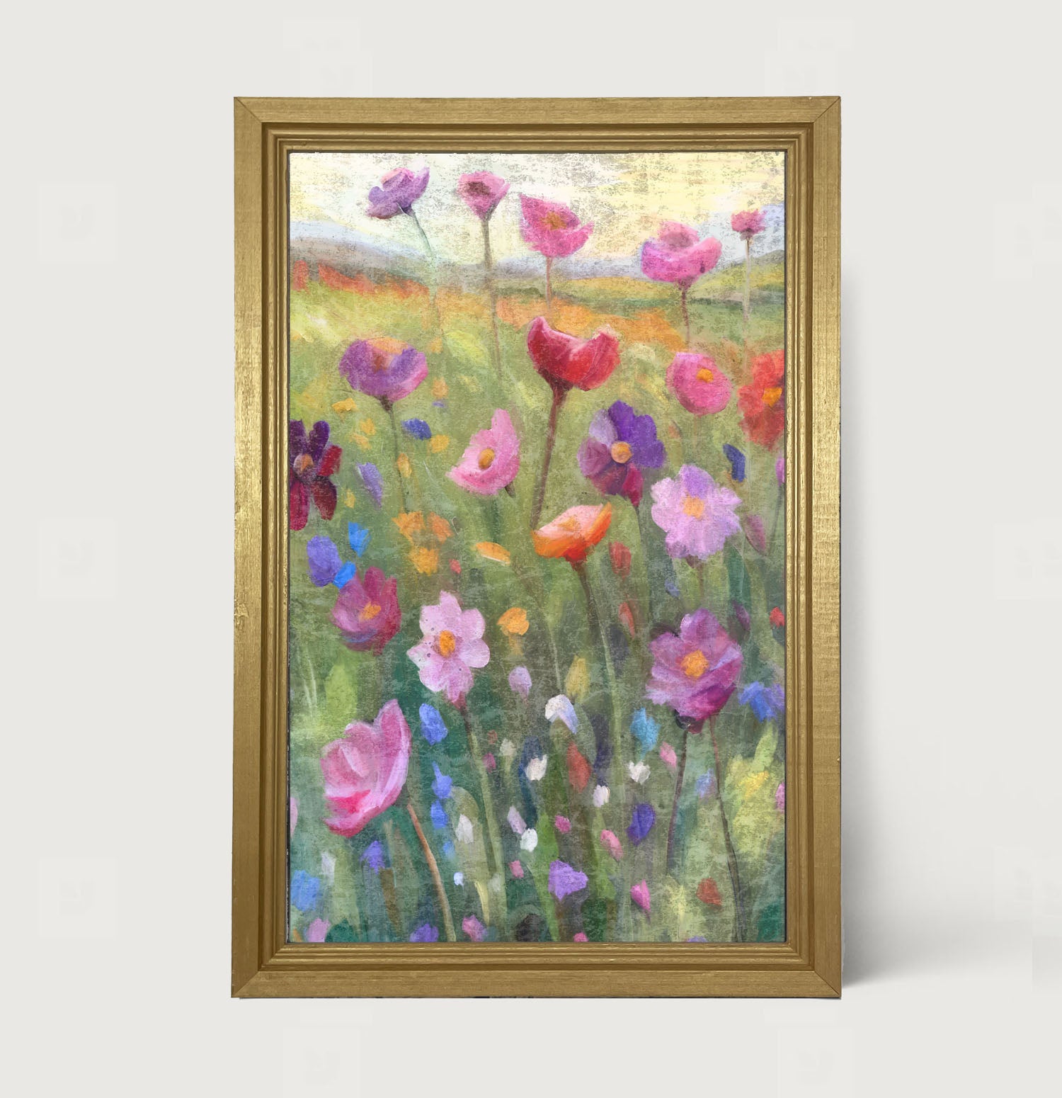 Pink Flowers - Framed Art