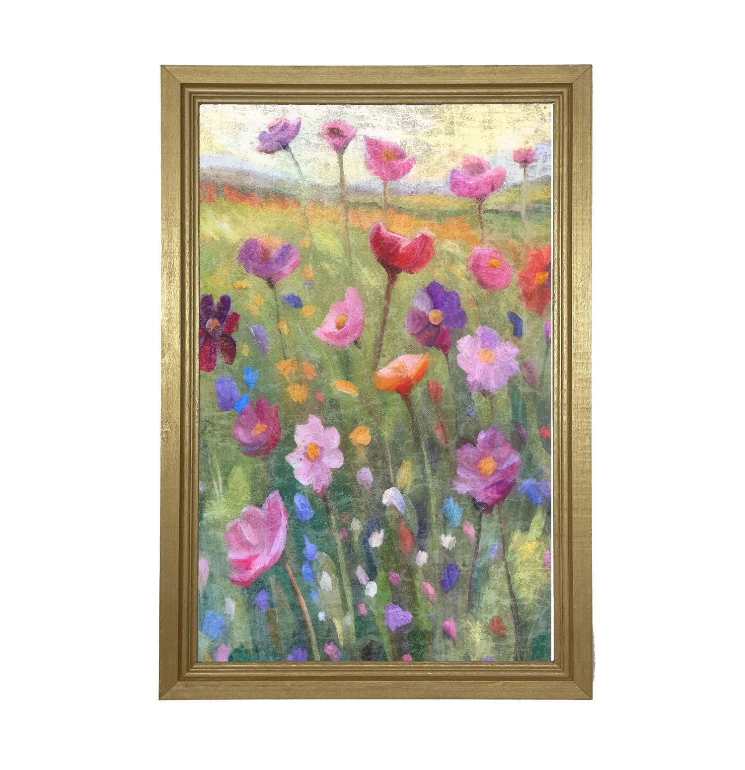 Pink Flowers - Framed Art