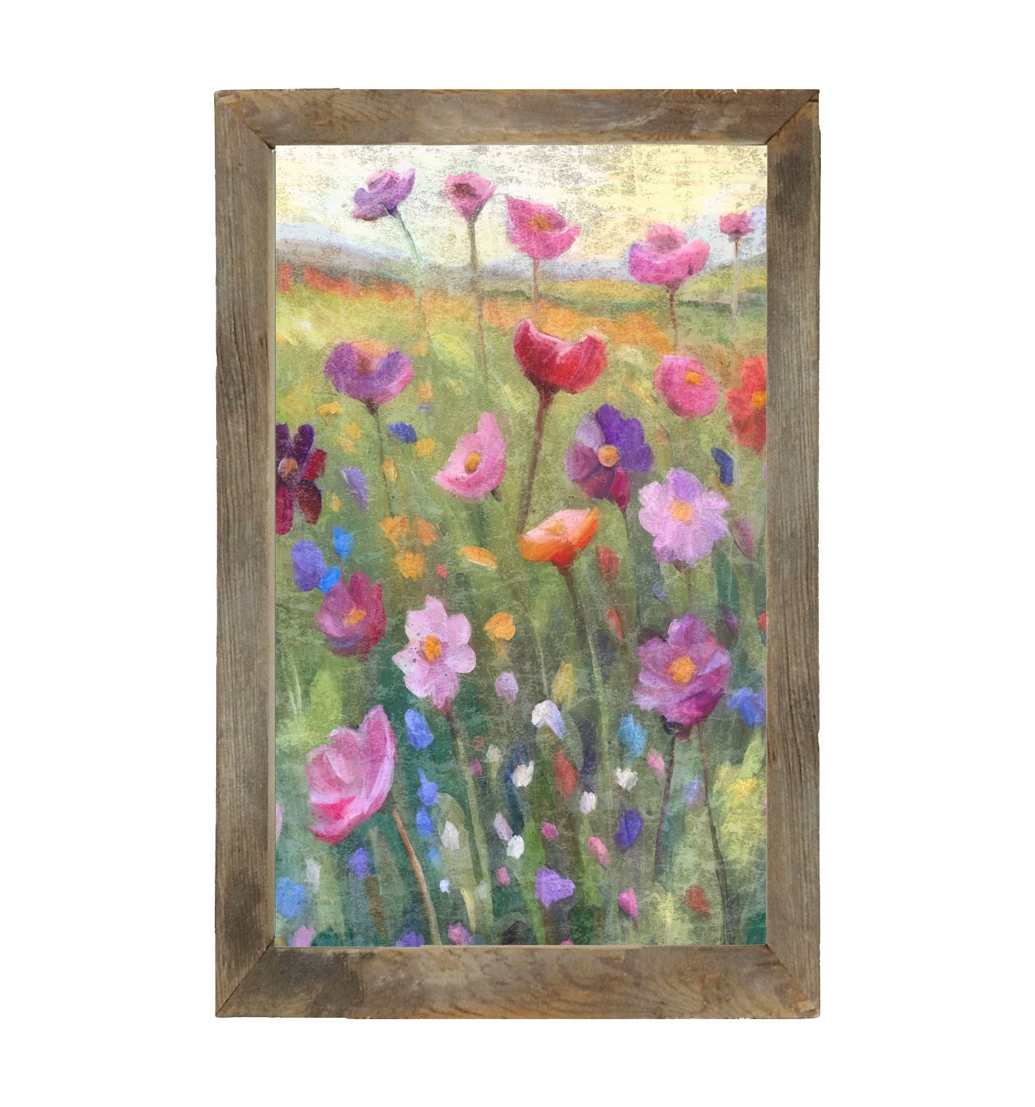 Pink Flowers - Framed Art