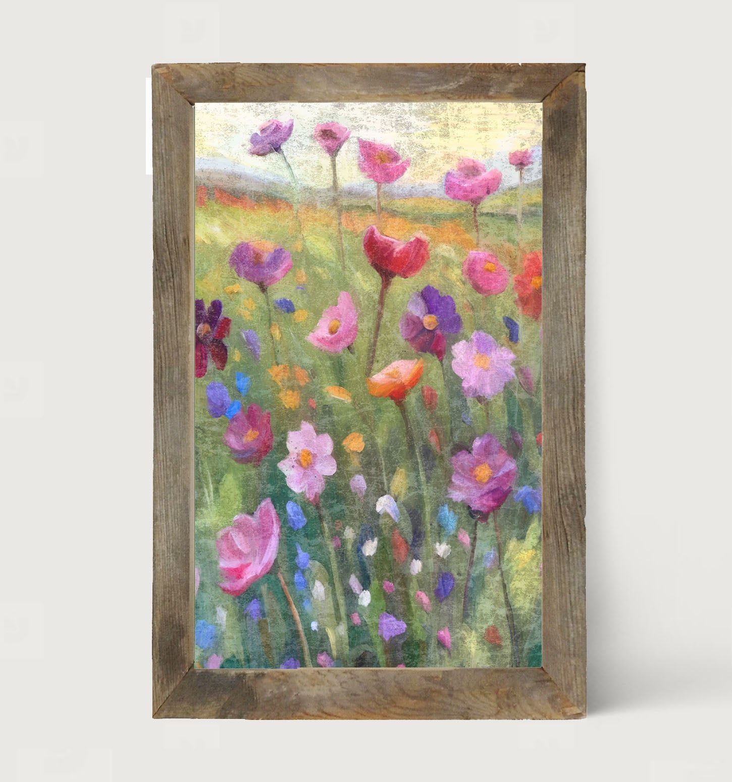 Pink Flowers - Framed Art