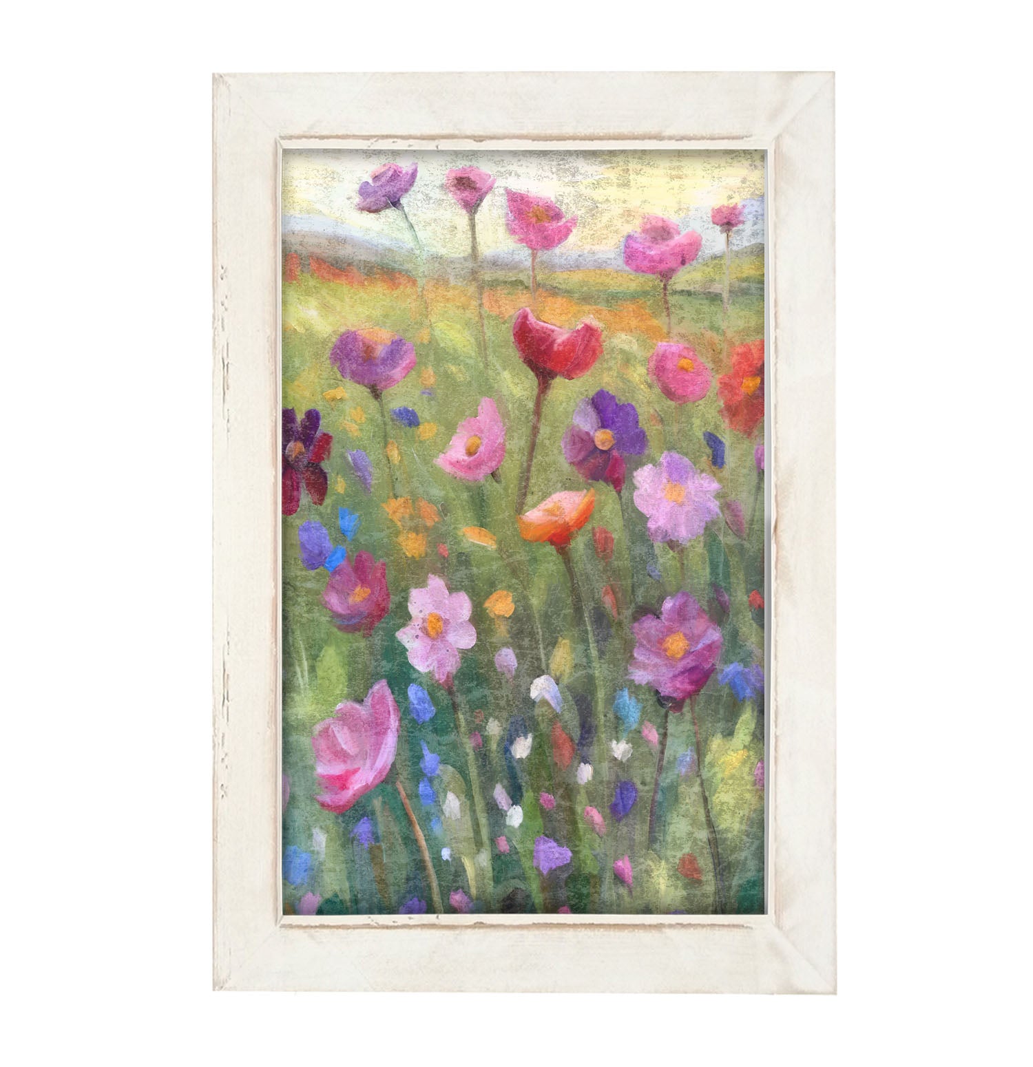 Pink Flowers - Framed Art