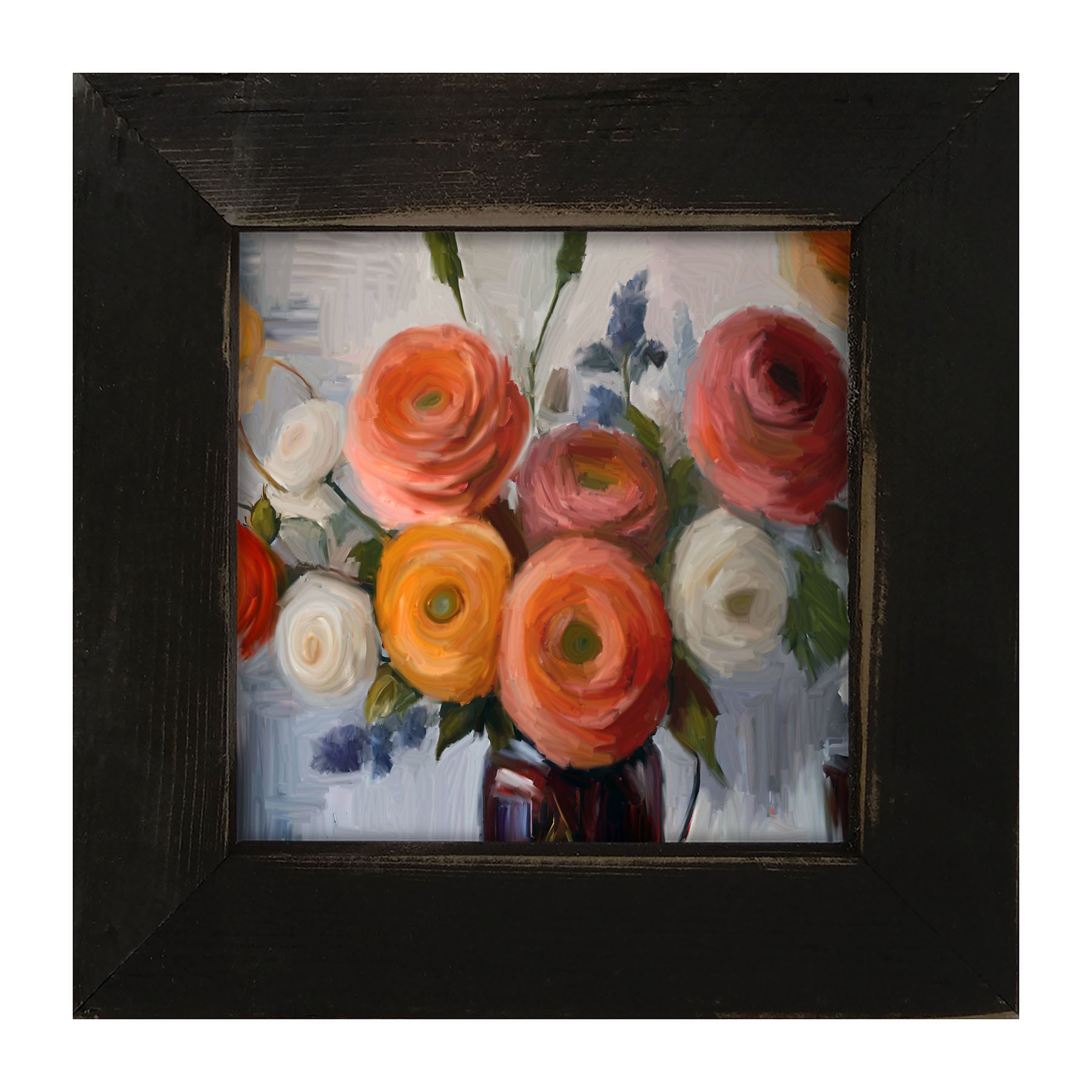 Colorful Ranunculus - Framed Art
