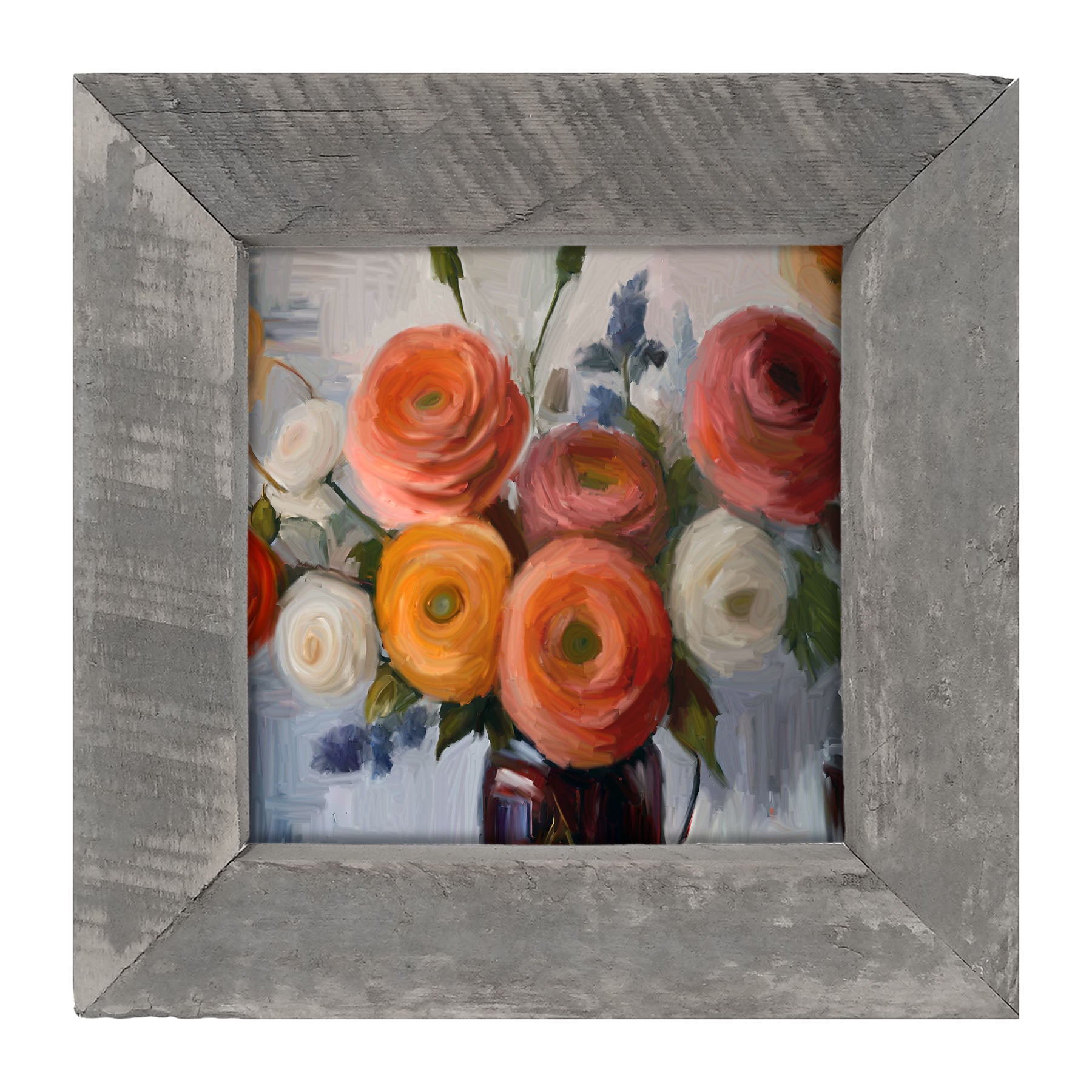 Colorful Ranunculus - Framed Art