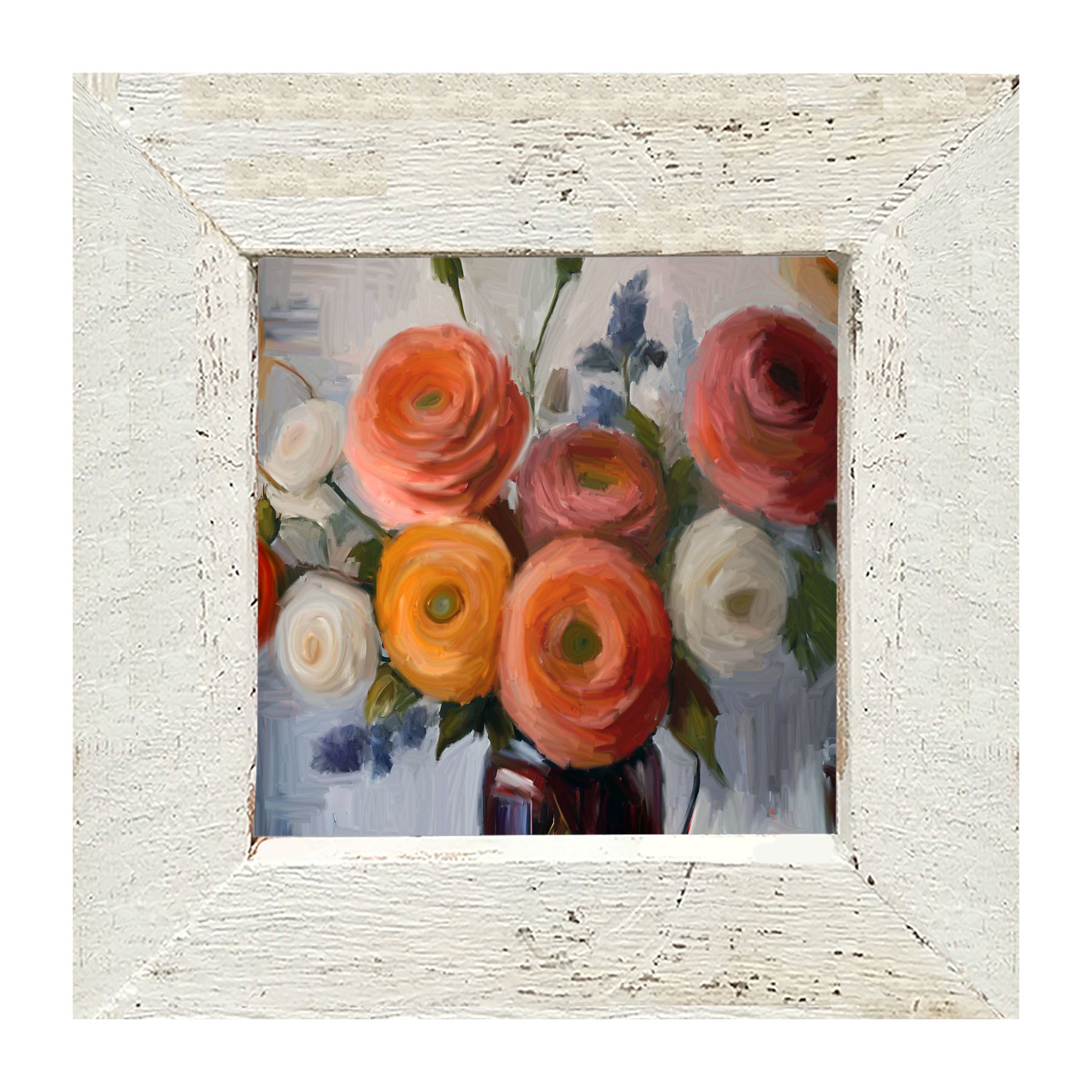 Colorful Ranunculus - Framed Art