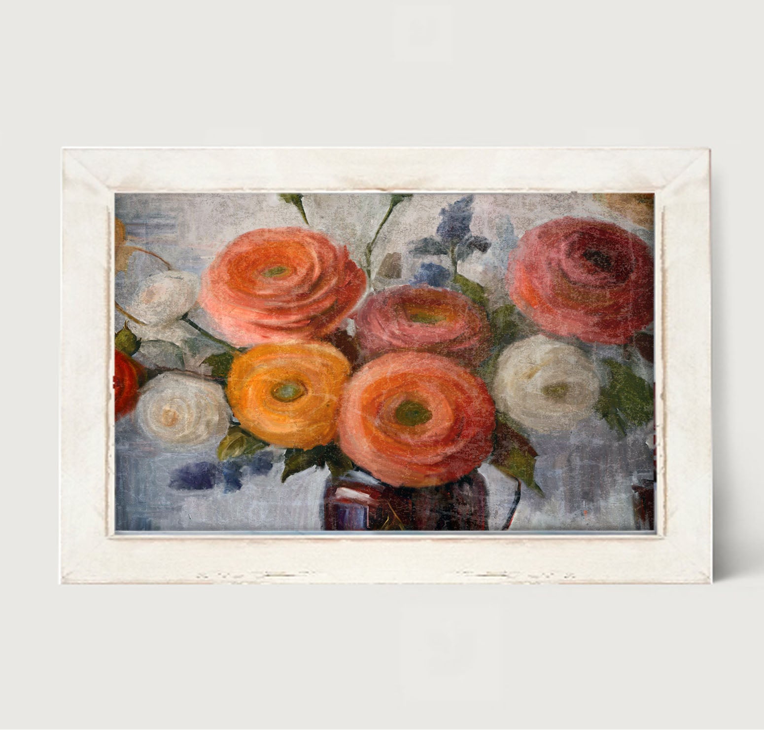 Colorful Ranunculus - Framed Art