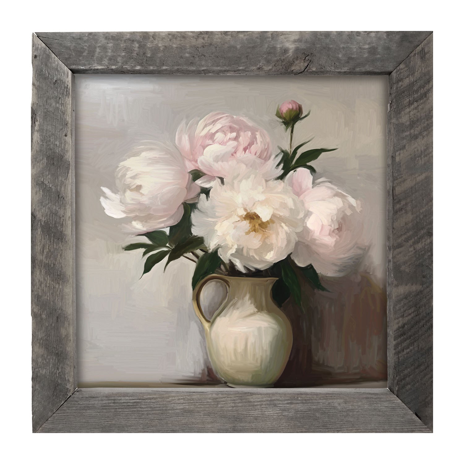 Bouquet of Peonies - Framed art