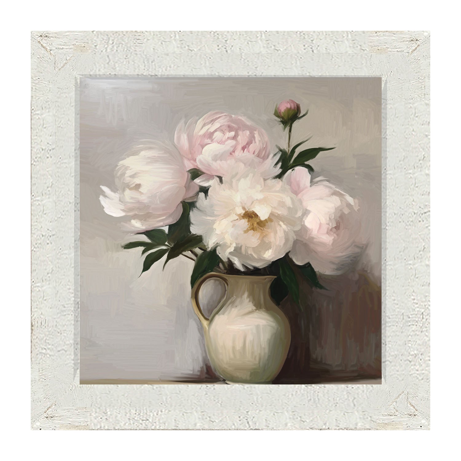 Bouquet of Peonies - Framed art