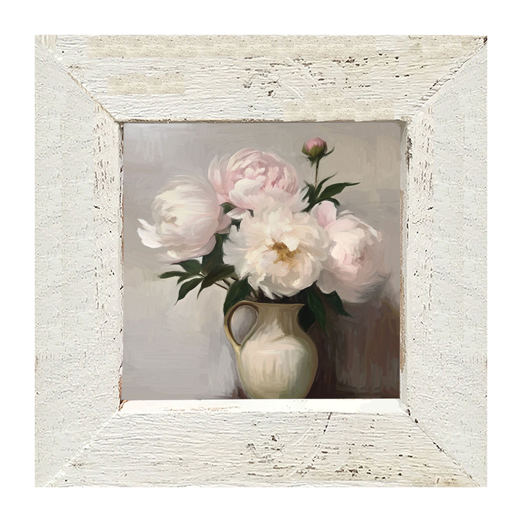Bouquet of Peonies - Framed art