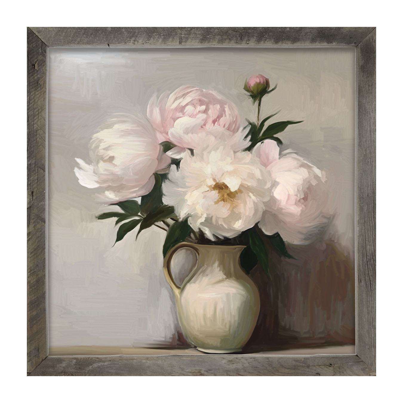 Bouquet of Peonies - Framed art