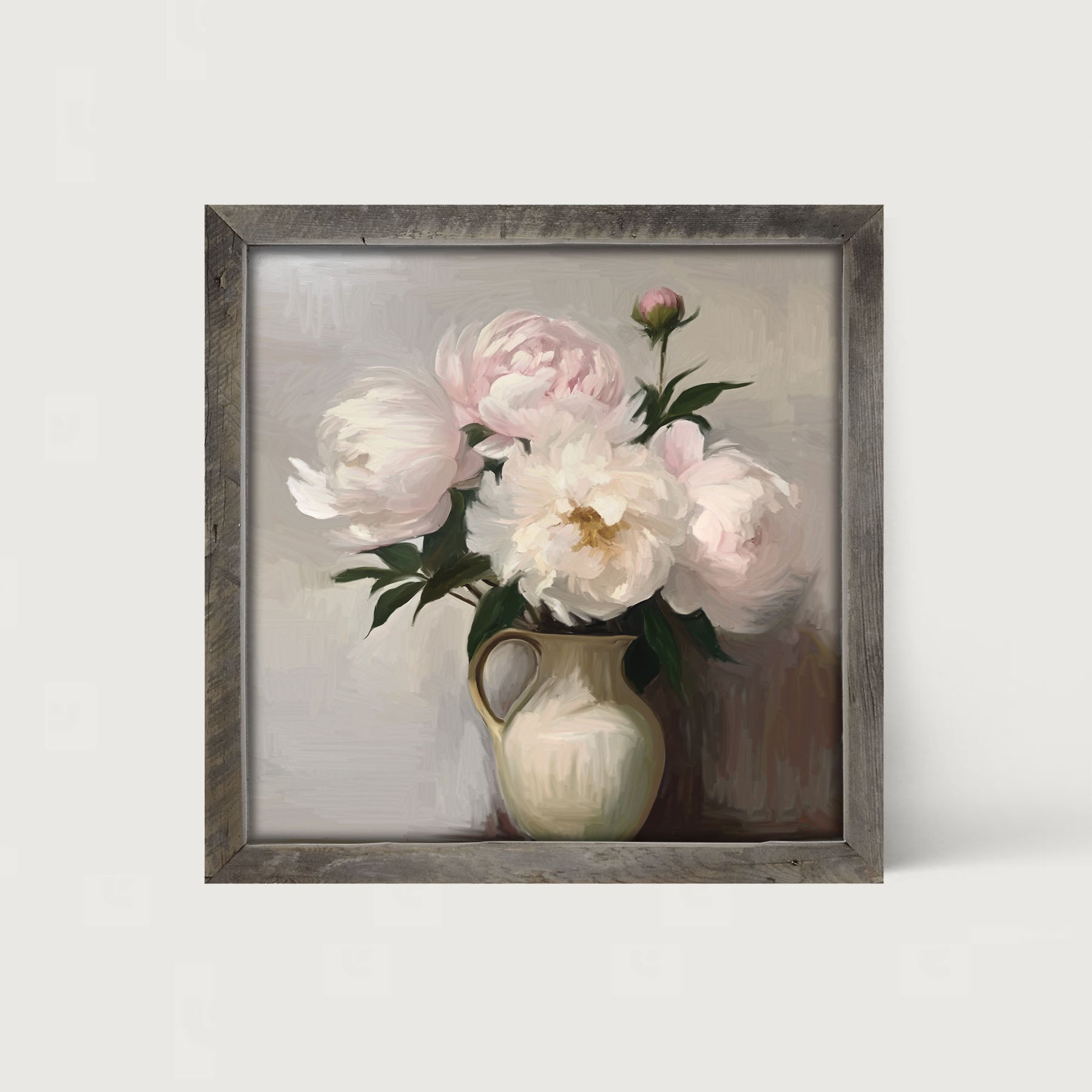 Bouquet of Peonies - Framed art
