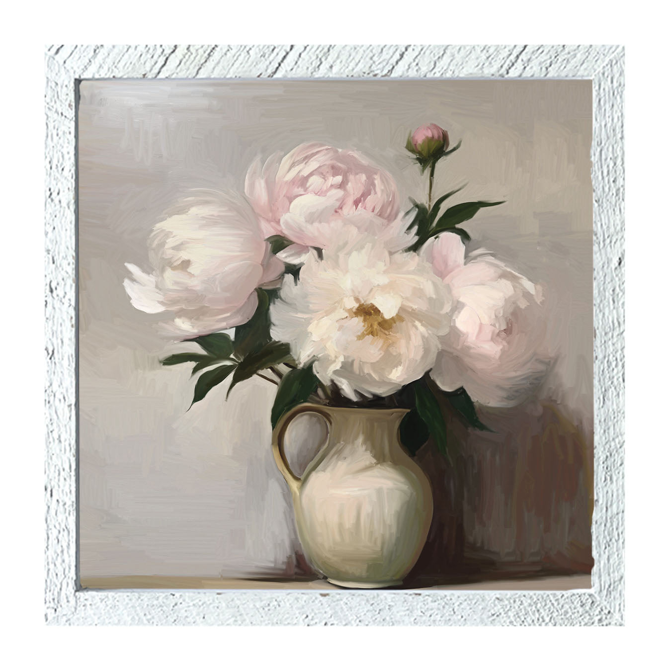 Bouquet of Peonies - Framed art
