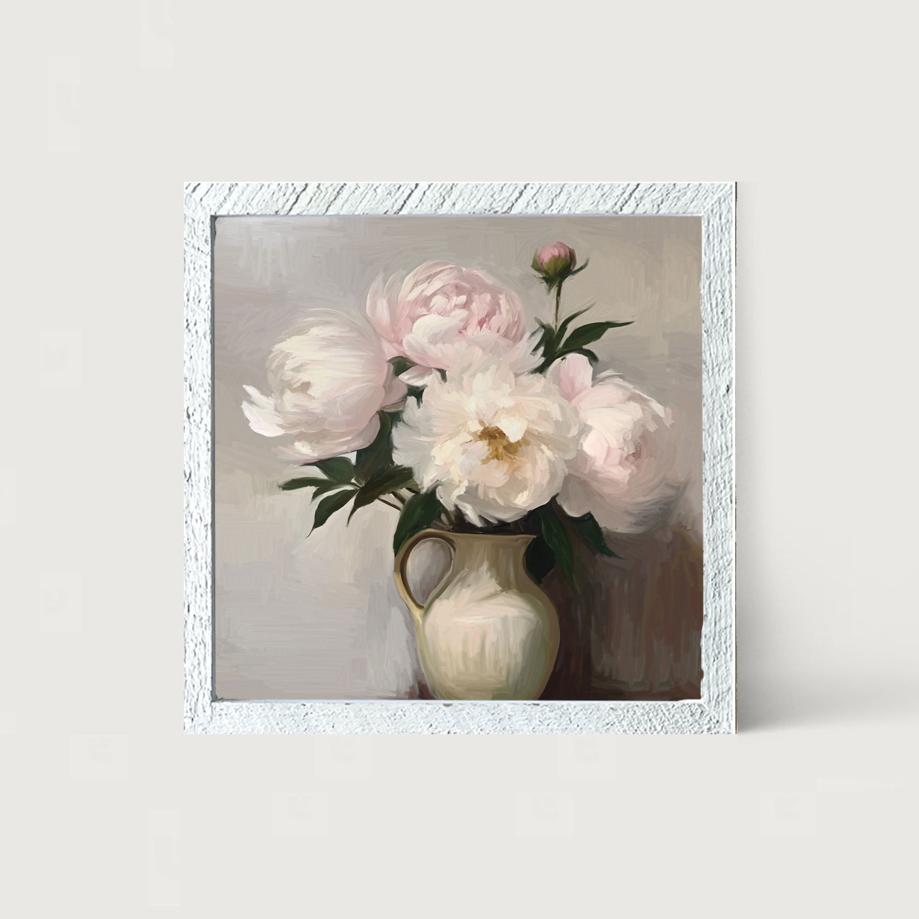 Bouquet of Peonies - Framed art