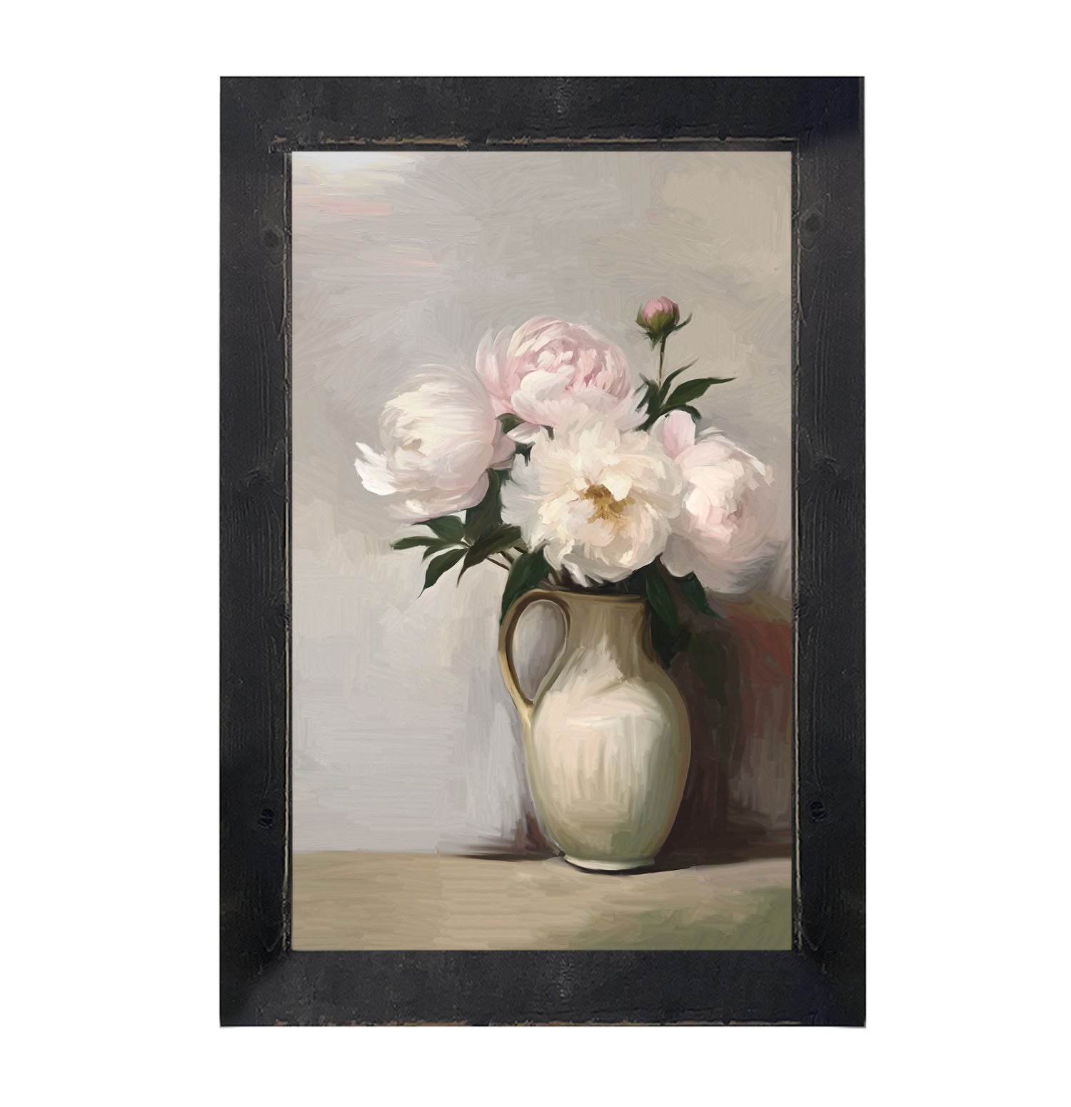 Bouquet of Peonies - Framed art