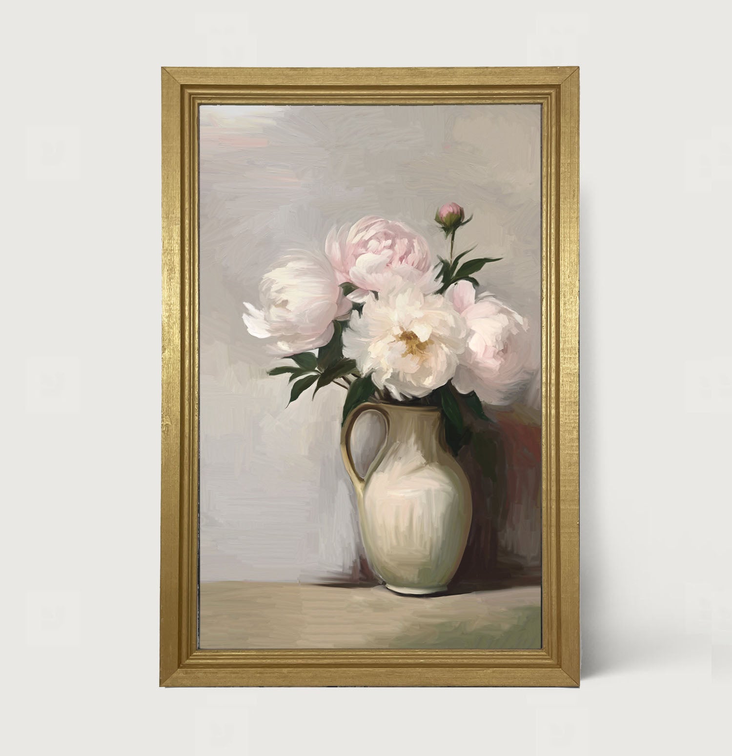 Bouquet of Peonies - Framed art