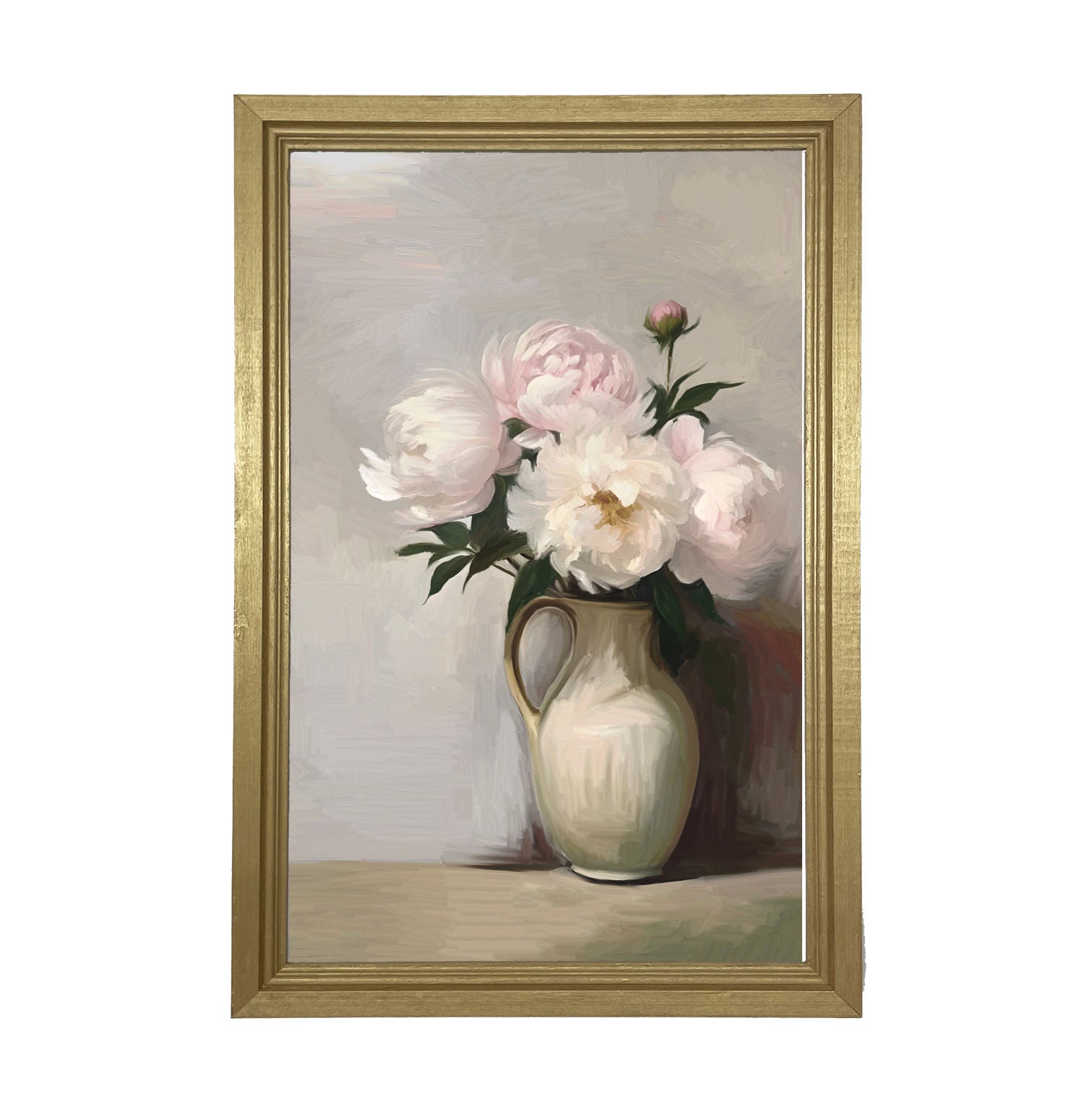Bouquet of Peonies - Framed art