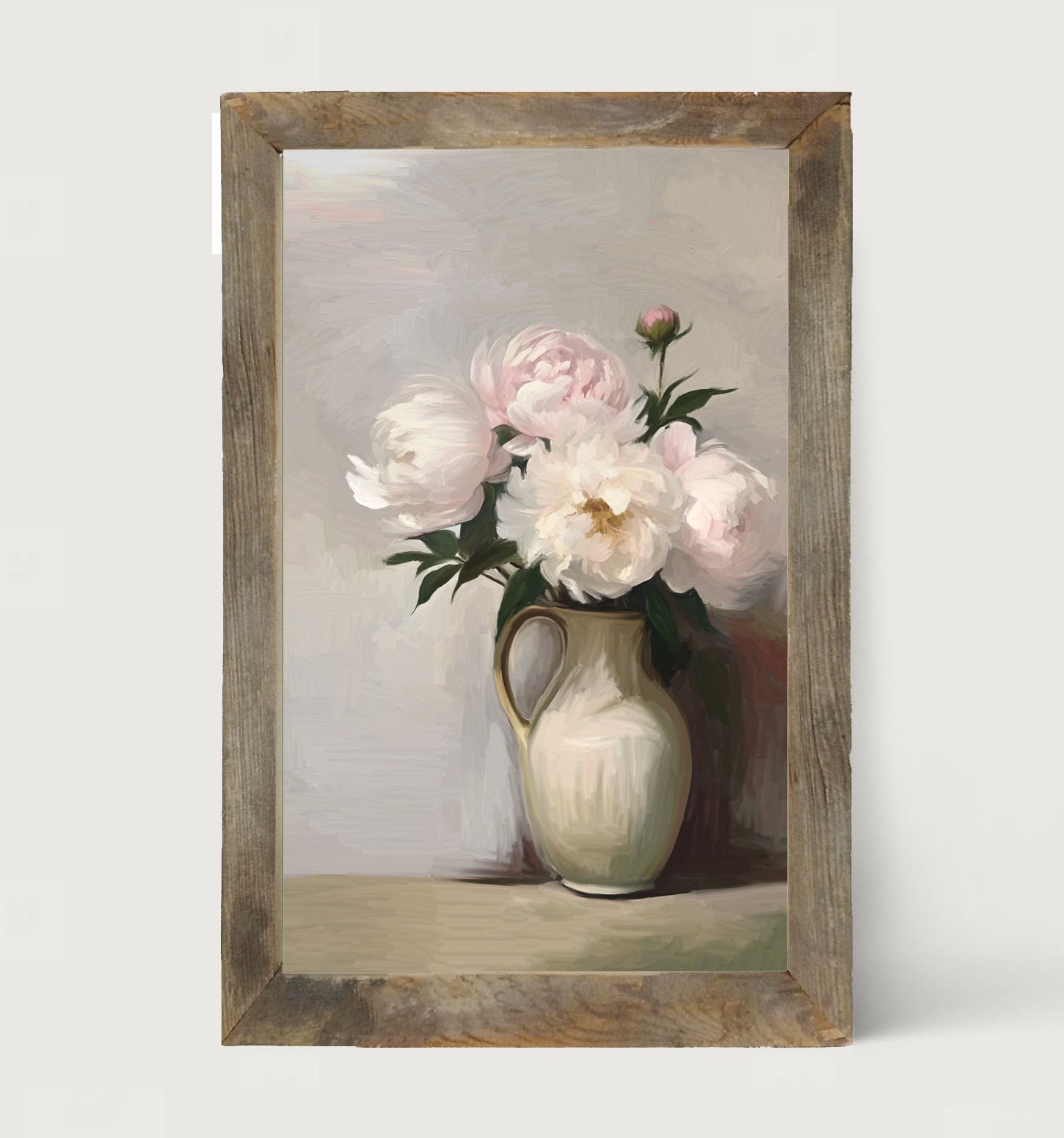 Bouquet of Peonies - Framed art