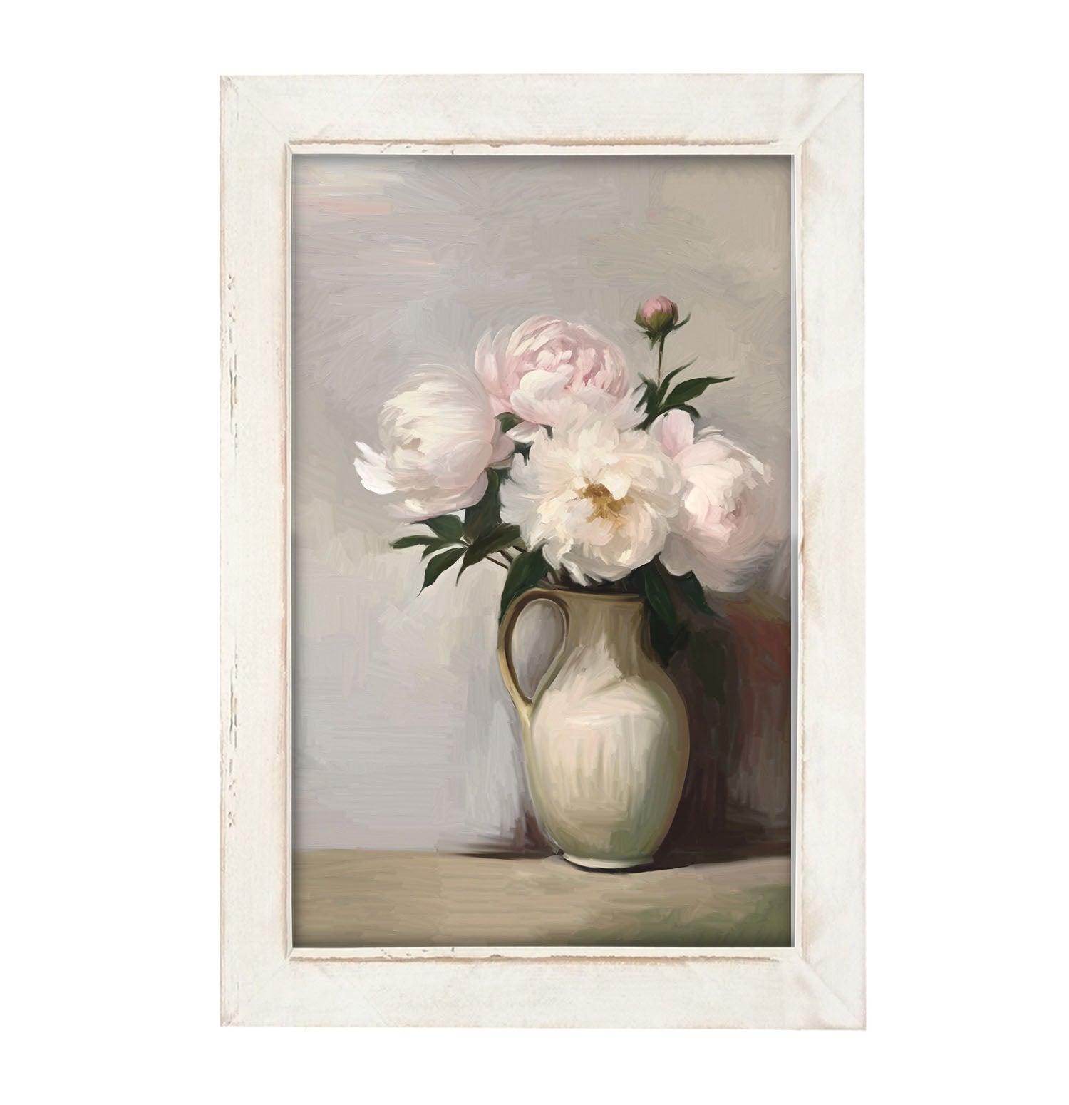Bouquet of Peonies - Framed art