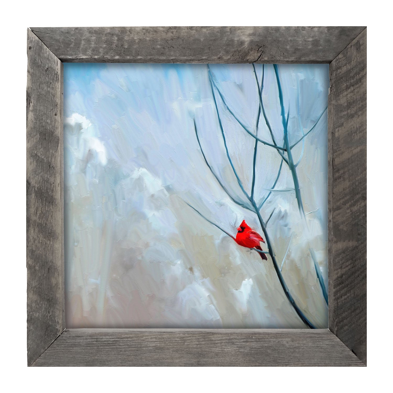 Winter Cardinal- Framed art