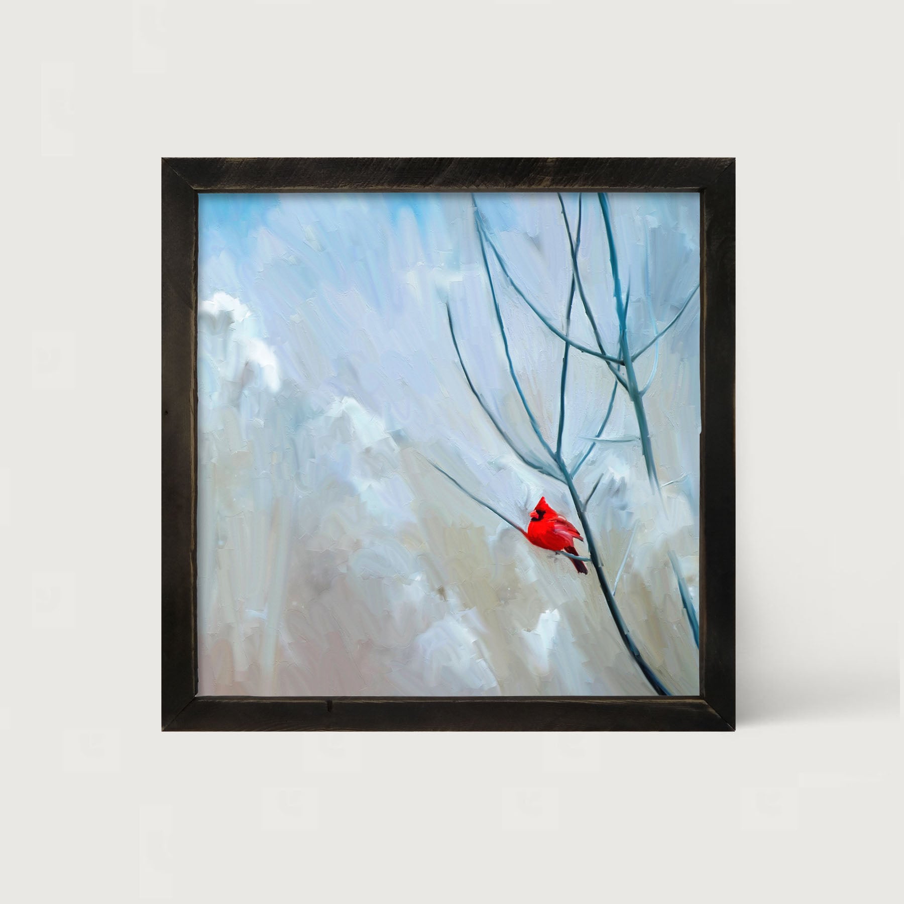 Winter Cardinal- Framed art