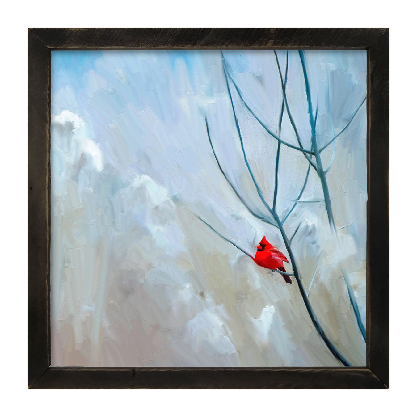 Winter Cardinal- Framed art
