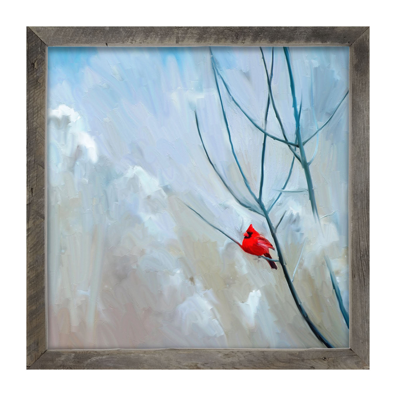 Winter Cardinal- Framed art