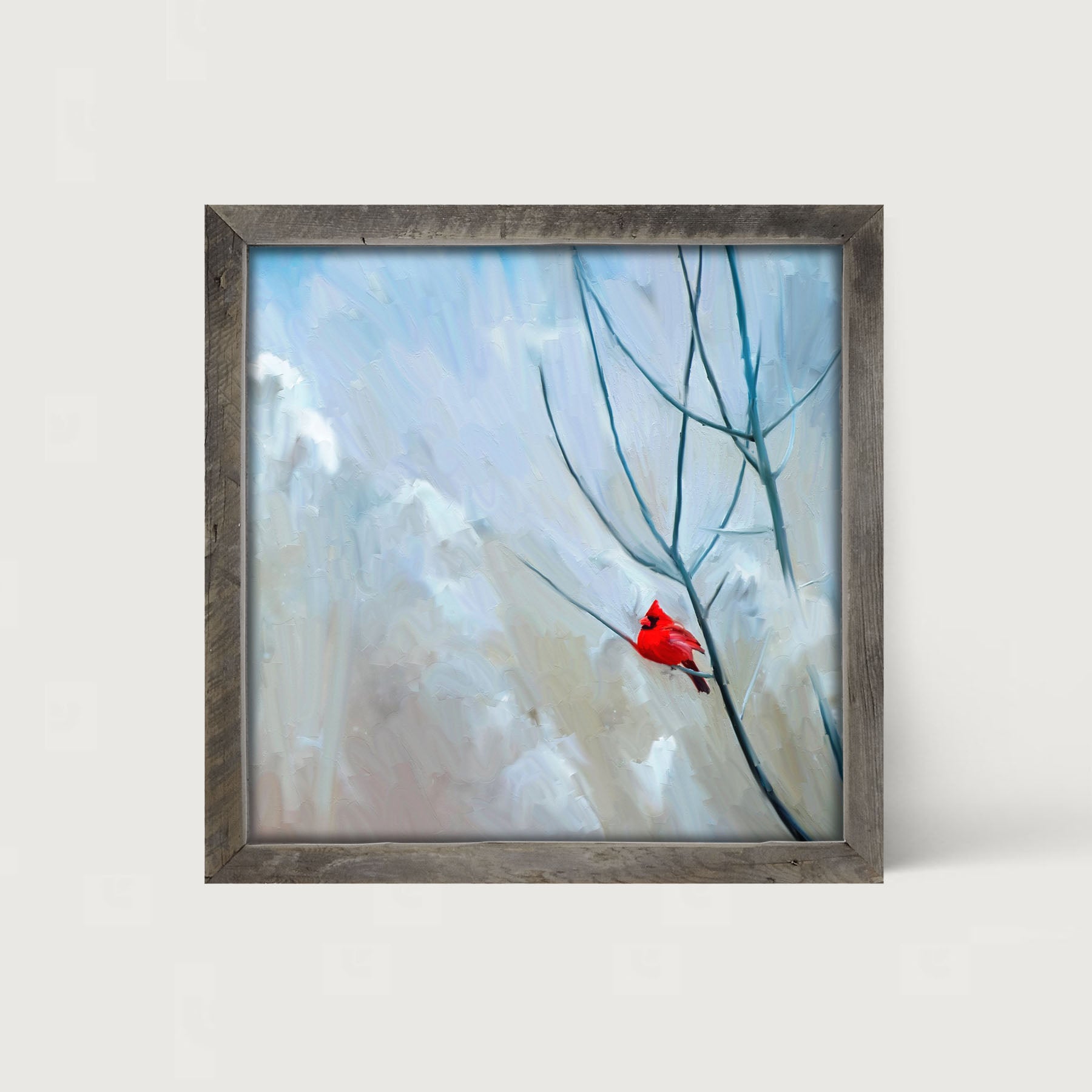 Winter Cardinal- Framed art
