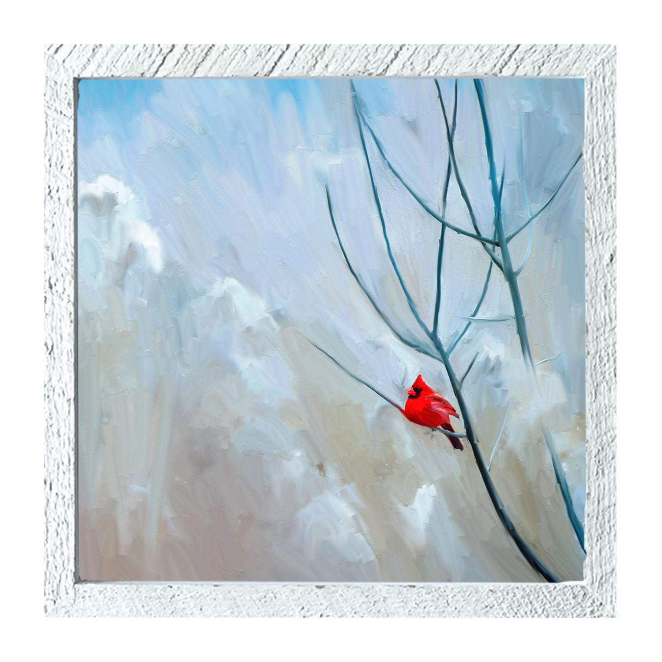 Winter Cardinal- Framed art