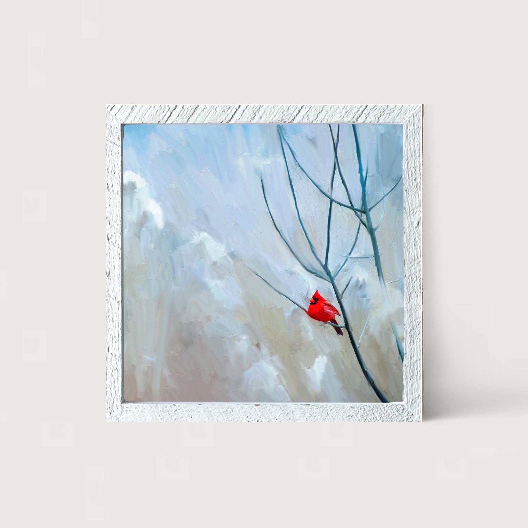 Winter Cardinal- Framed art