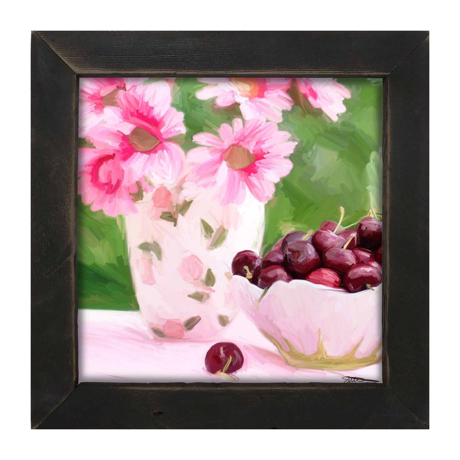 Mother's Day Cherries - Framed art