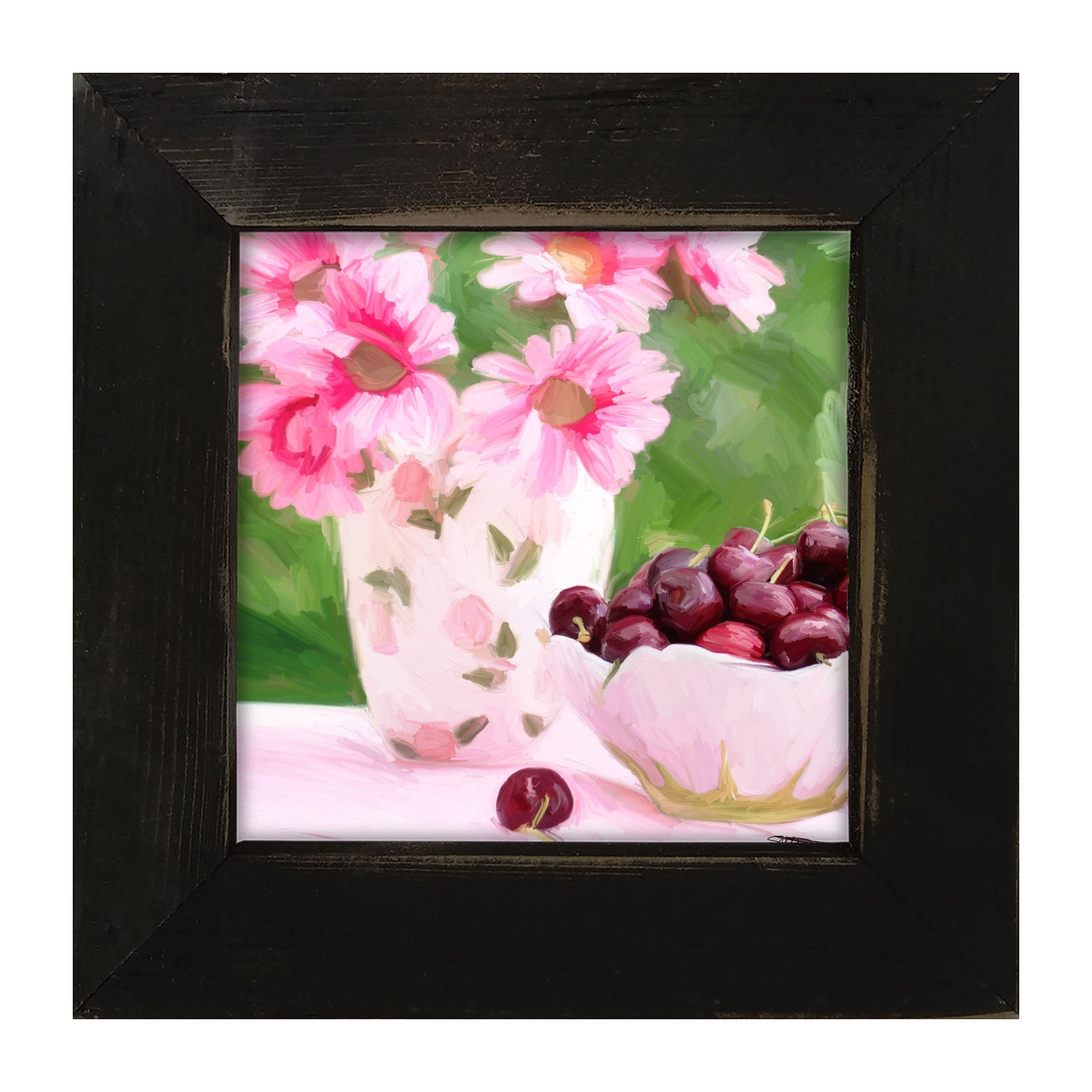 Mother's Day Cherries - Framed art