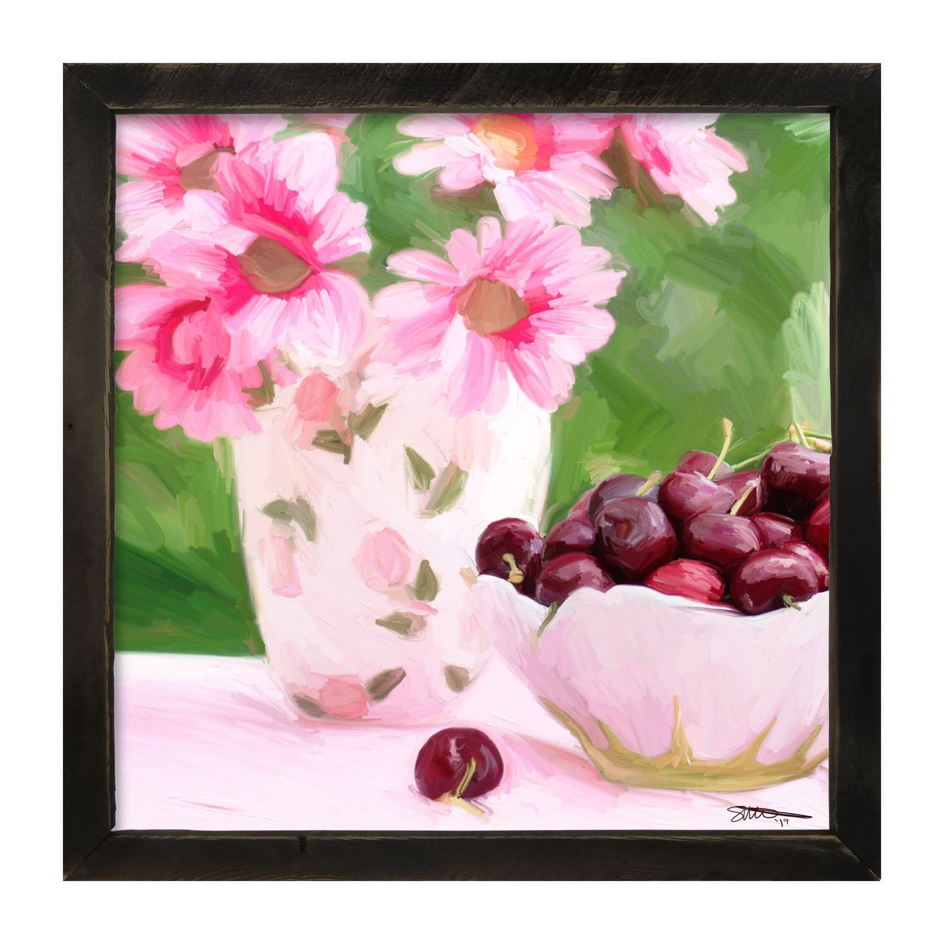 Mother's Day Cherries - Framed art