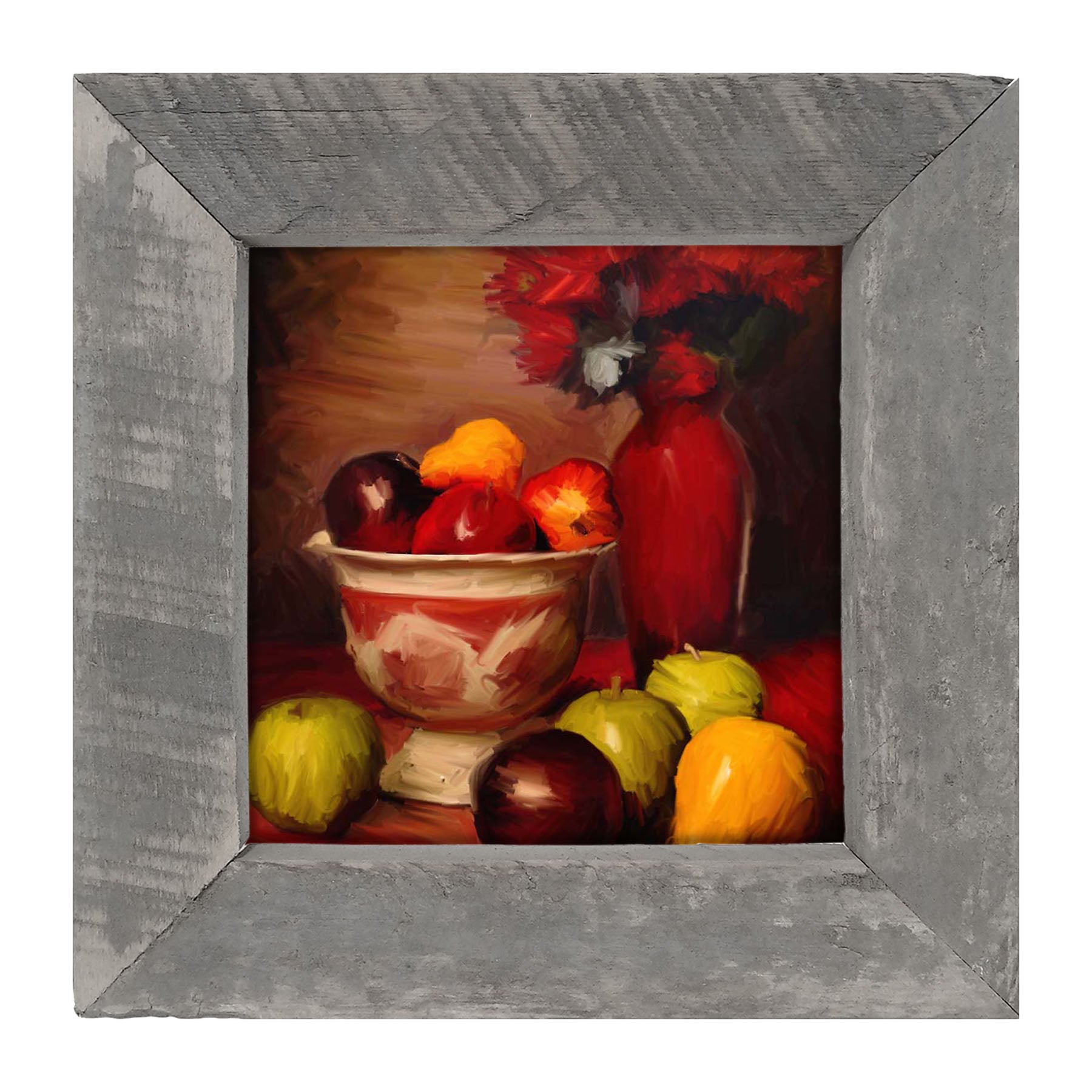 Red Vase - Framed art