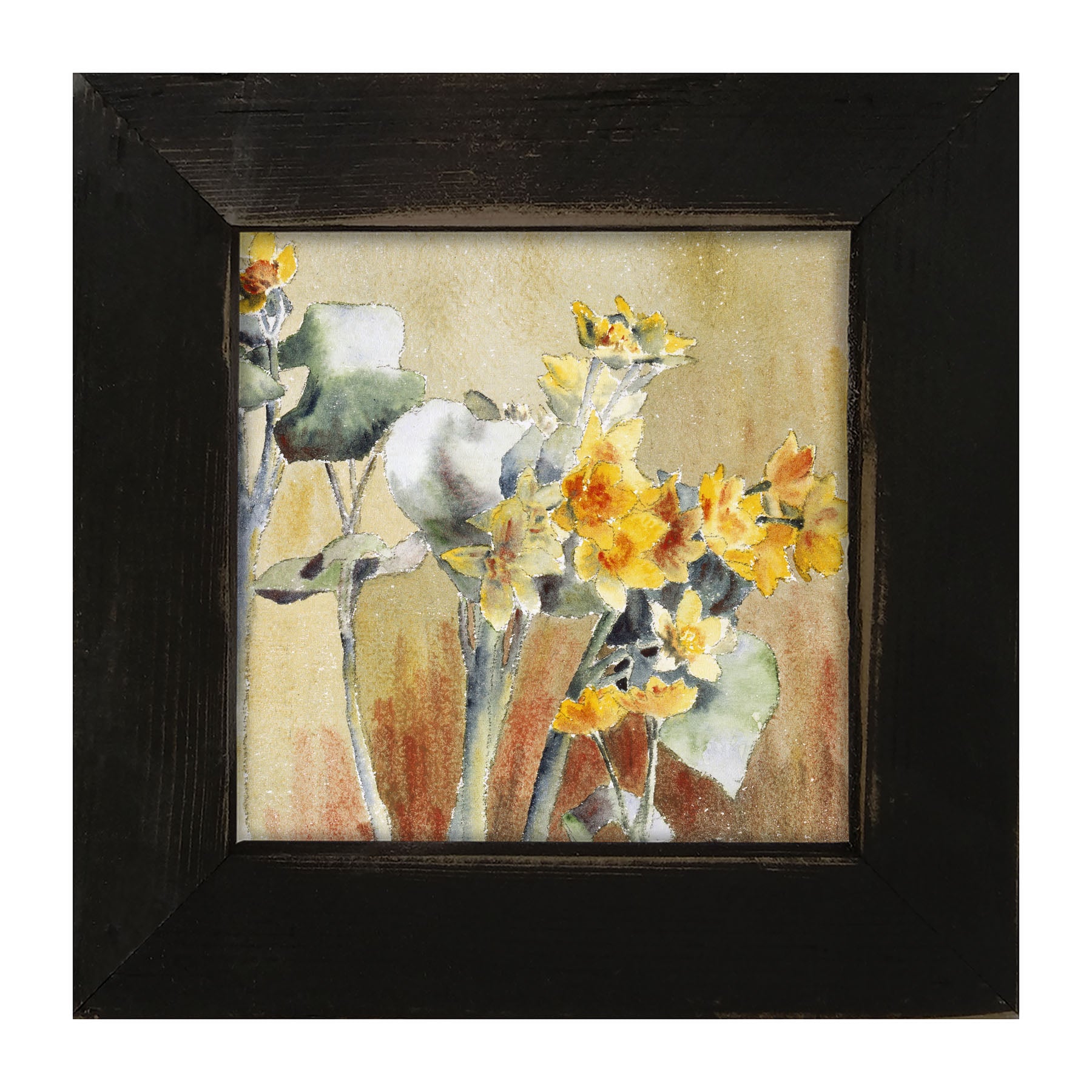 Watercolor Day Lilies - Framed art