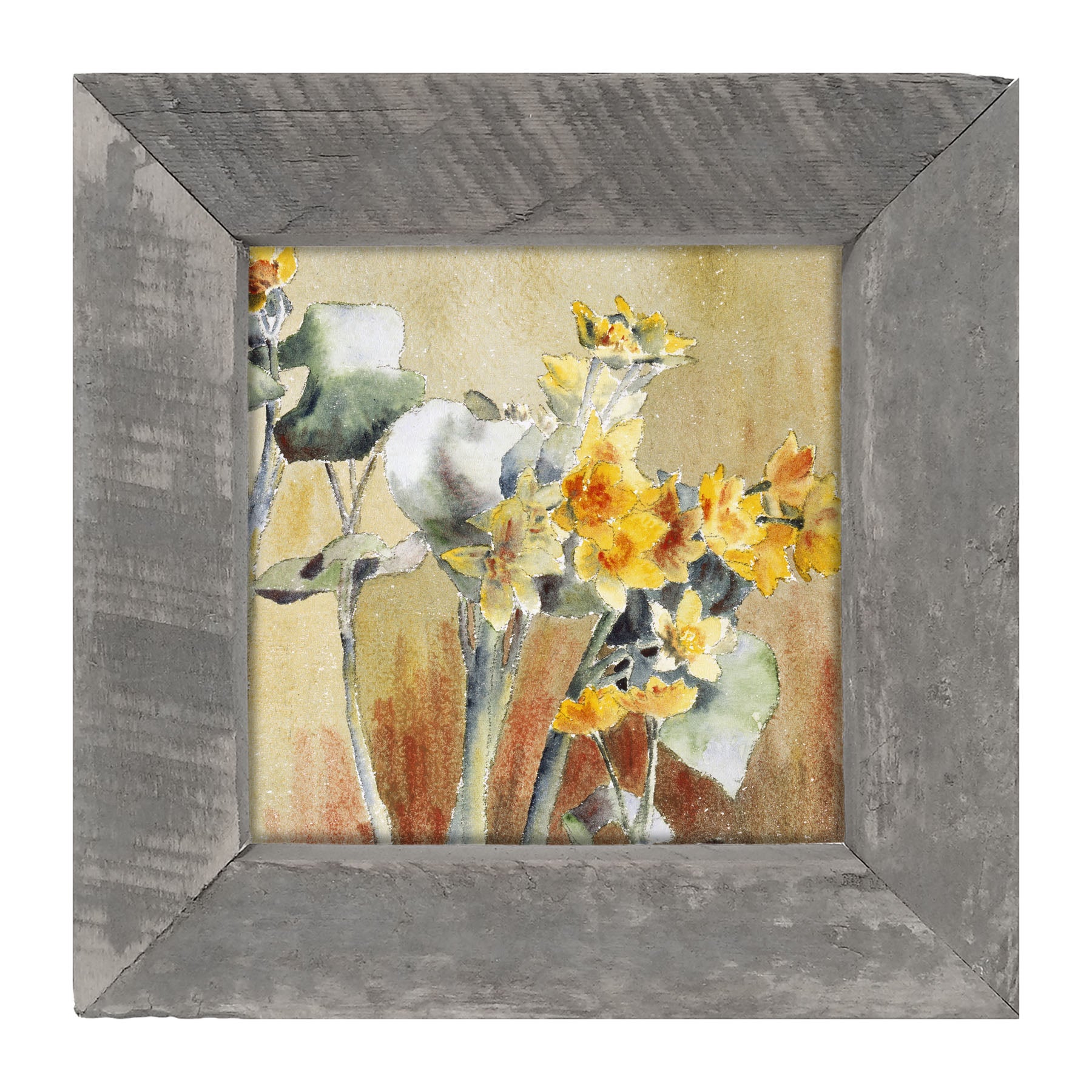 Watercolor Day Lilies - Framed art