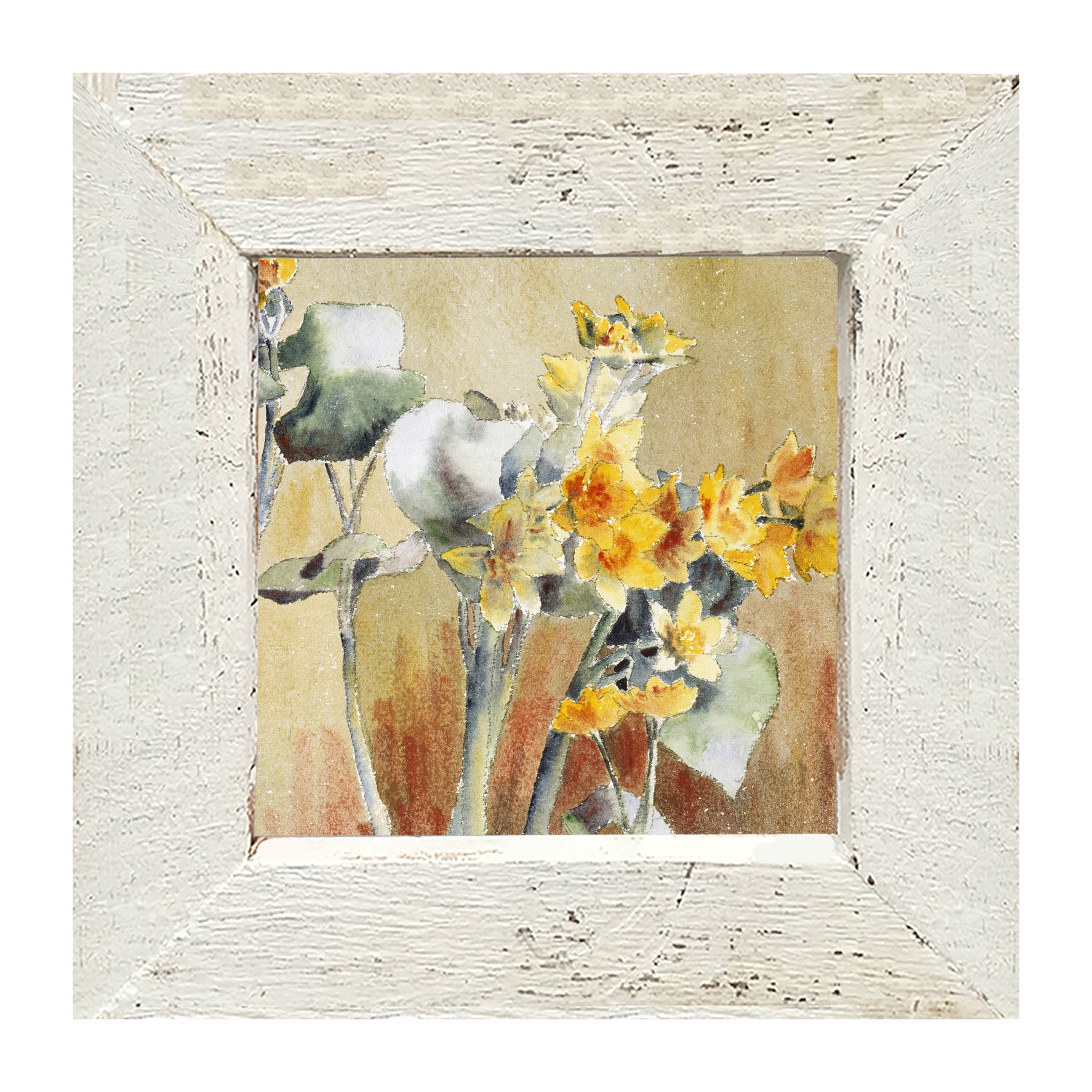 Watercolor Day Lilies - Framed art
