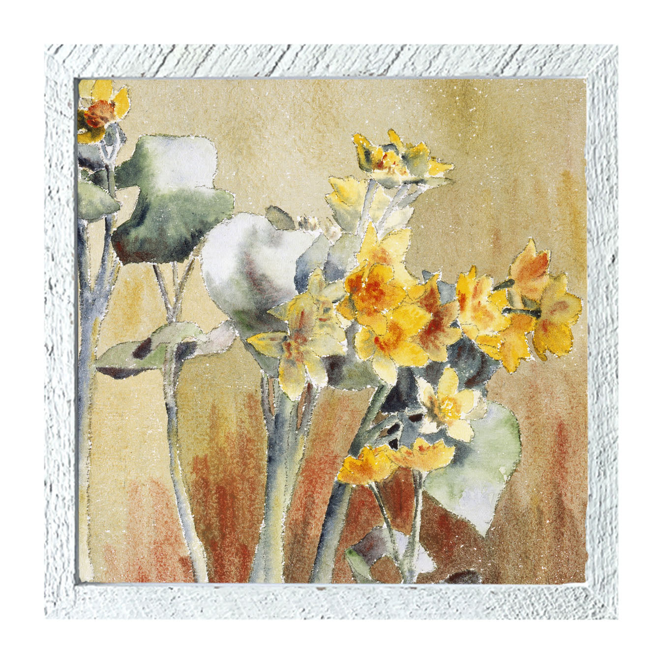 Watercolor Day Lilies - Framed art