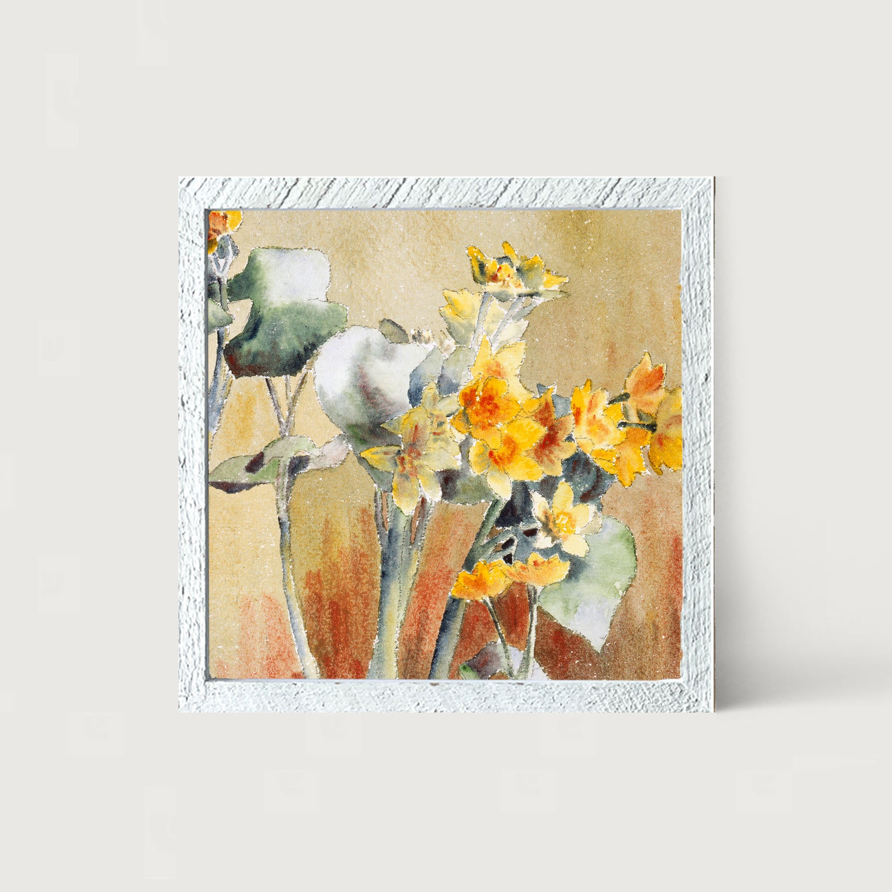 Watercolor Day Lilies - Framed art