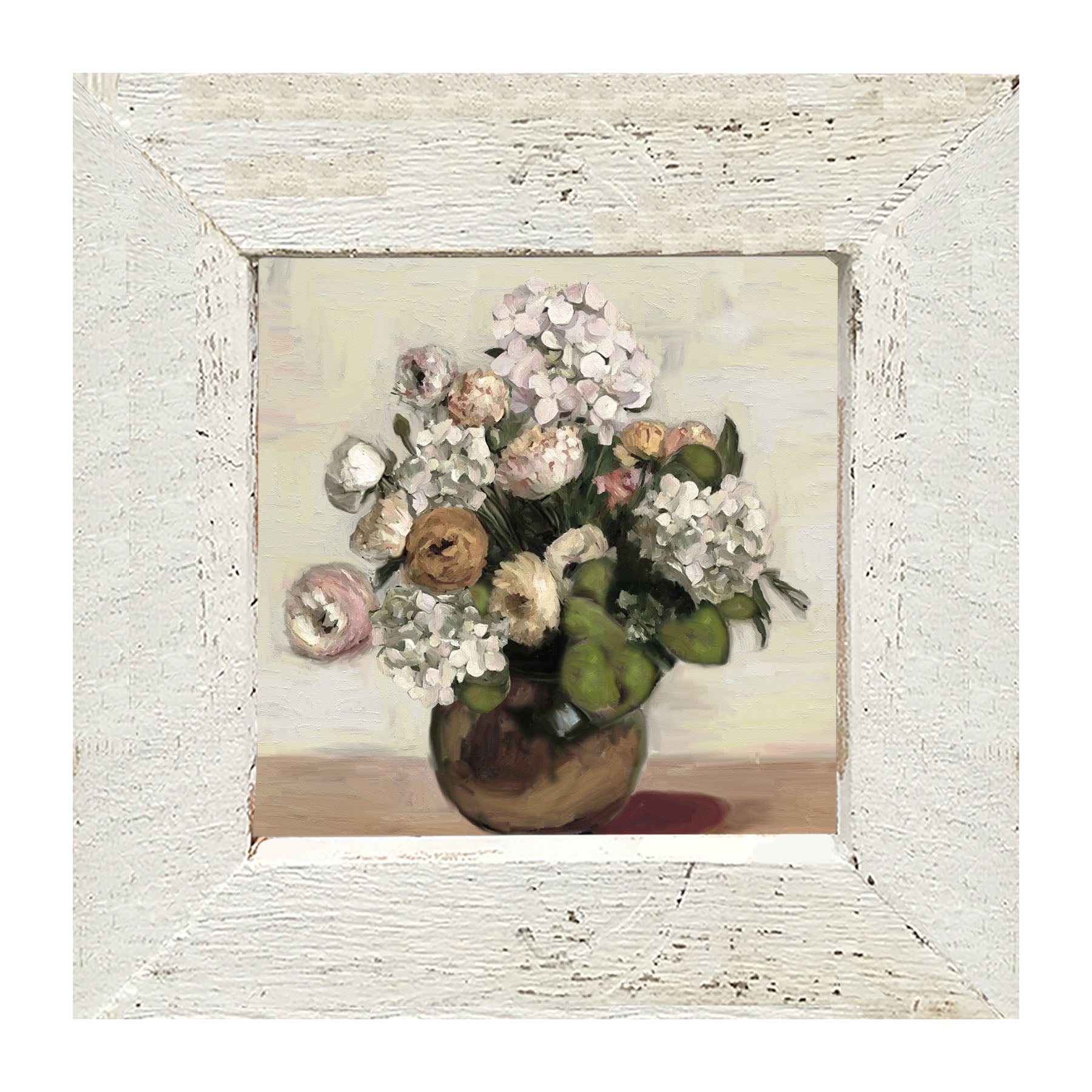 Hydrangea Arrangement - Framed art