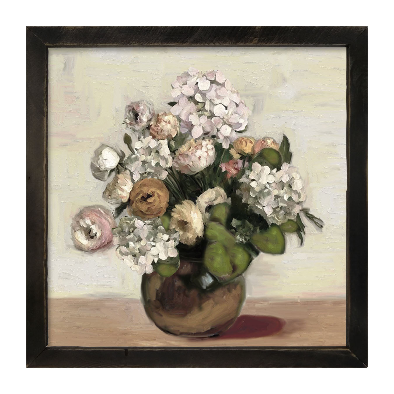 Hydrangea Arrangement - Framed art